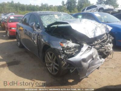 2015 Lexus IS, серый — VIN JTHCF1D24F5018265, IAAI