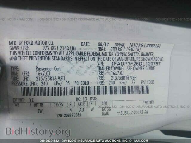 2013 Ford Focus - VIN: 1FADP3F26DL120757 - Фото 9