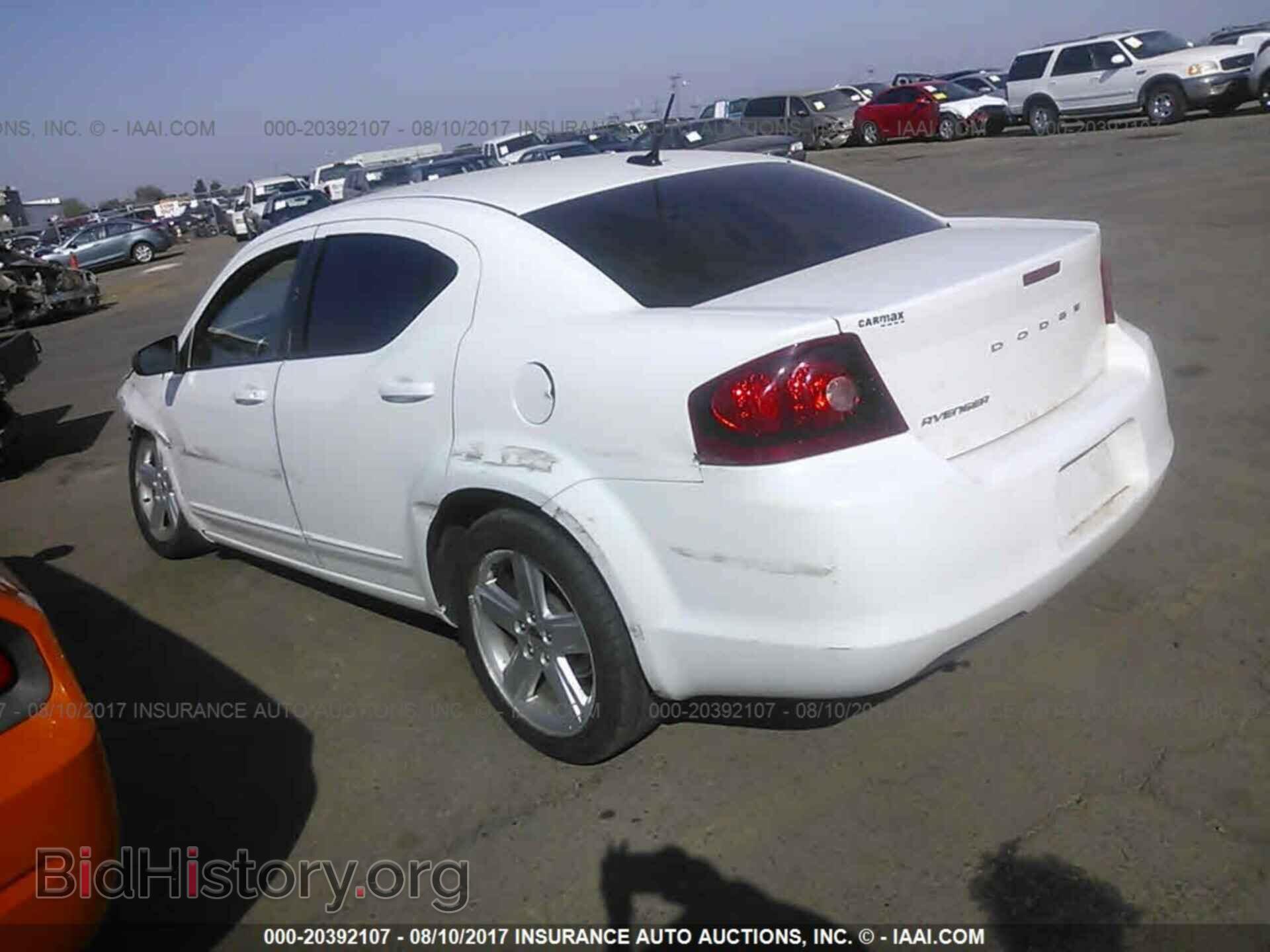2013 Dodge Avenger - VIN: 1C3CDZAB9DN663943 - Фото 3