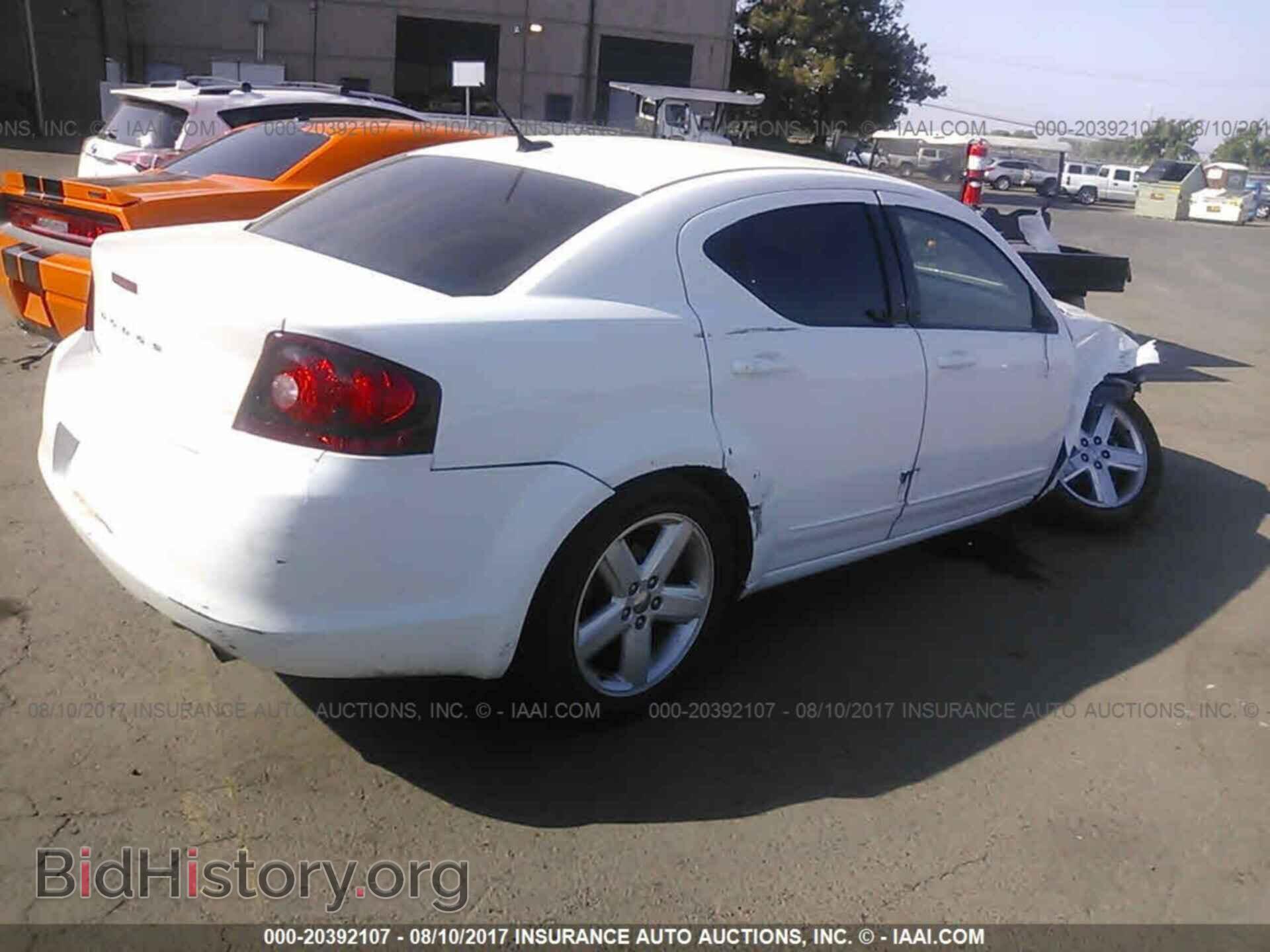 2013 Dodge Avenger - VIN: 1C3CDZAB9DN663943 - Фото 4