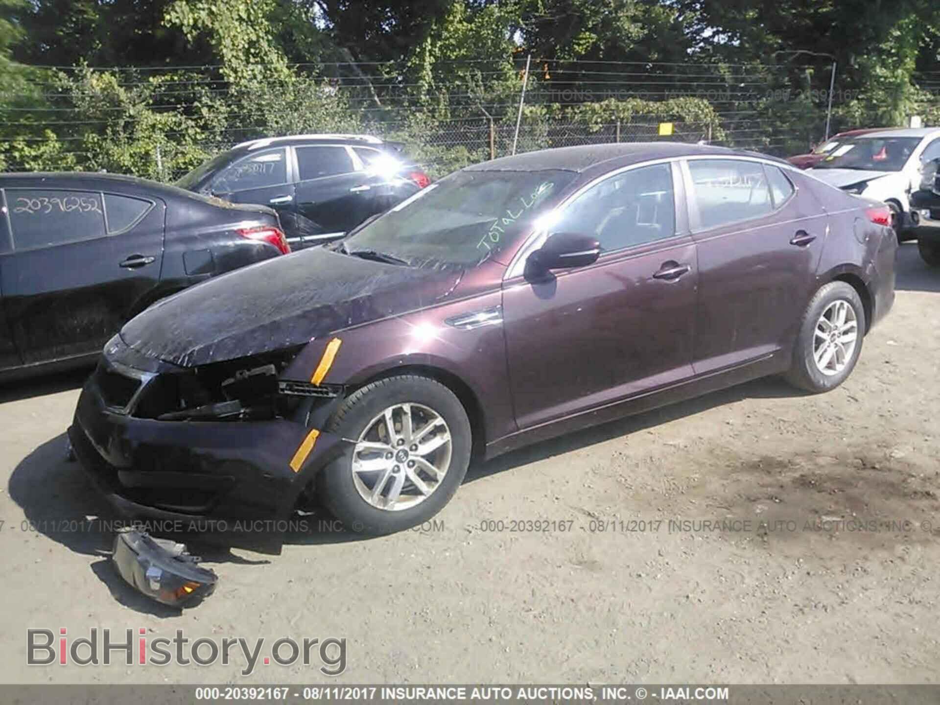 2011 Kia Optima - VIN: KNAGM4A78B5089762 - Фото 2