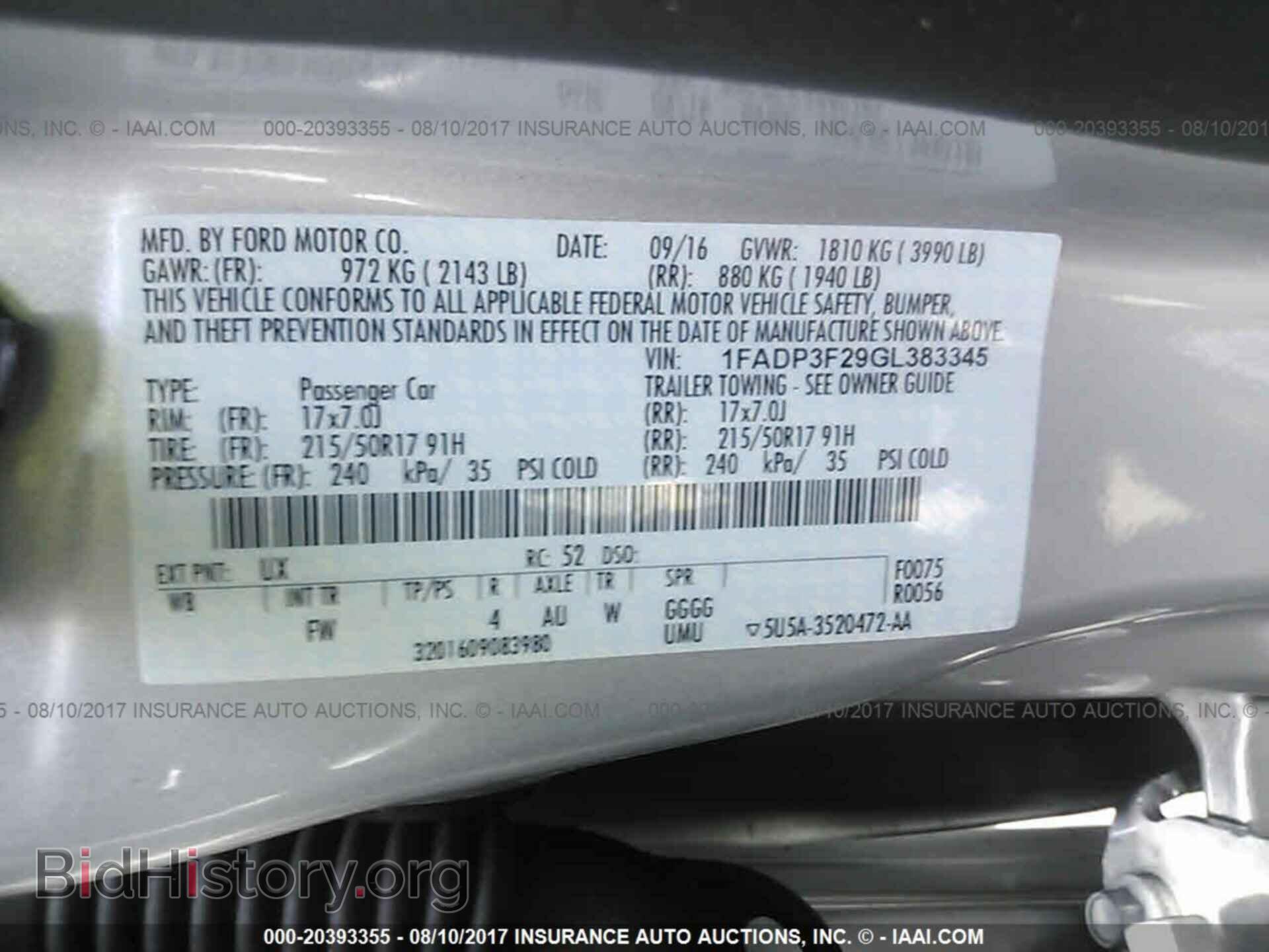 2016 Ford Focus - VIN: 1FADP3F29GL383345 - Photo 9