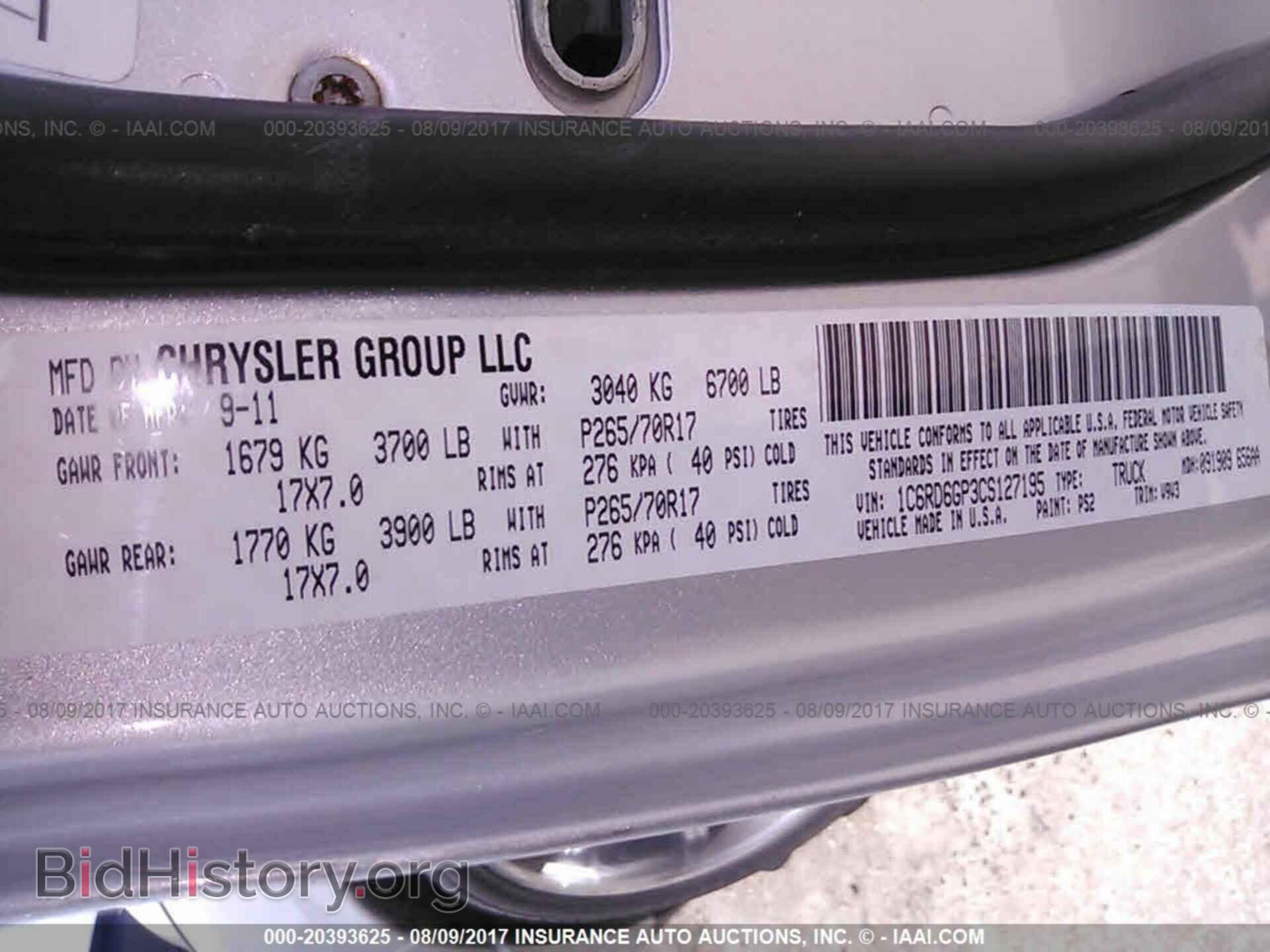 2012 Dodge Ram 1500 - VIN: 1C6RD6GP3CS127195 - Фото 9