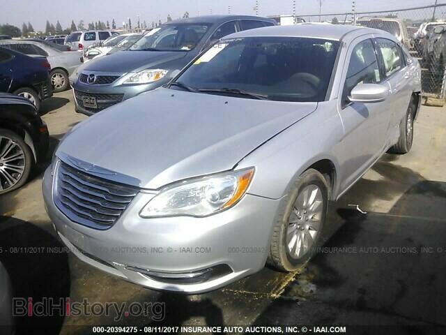 2012 Chrysler 200 - VIN: 1C3CCBAB7CN272153 - Фото 2