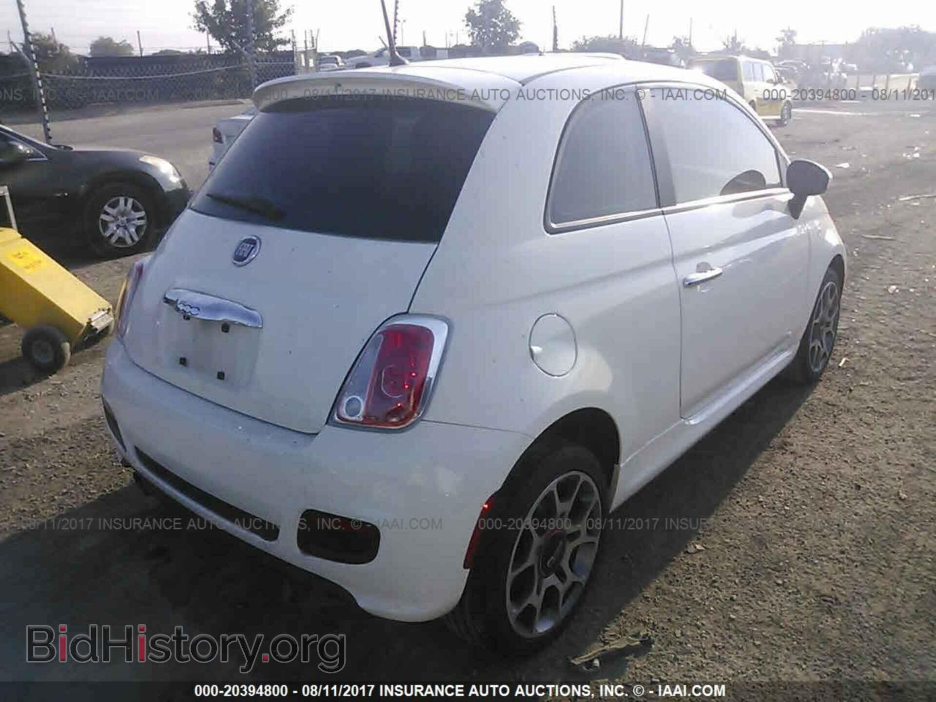 2012 Fiat 500 - VIN: 3C3CFFBR6CT380452 - Фото 4