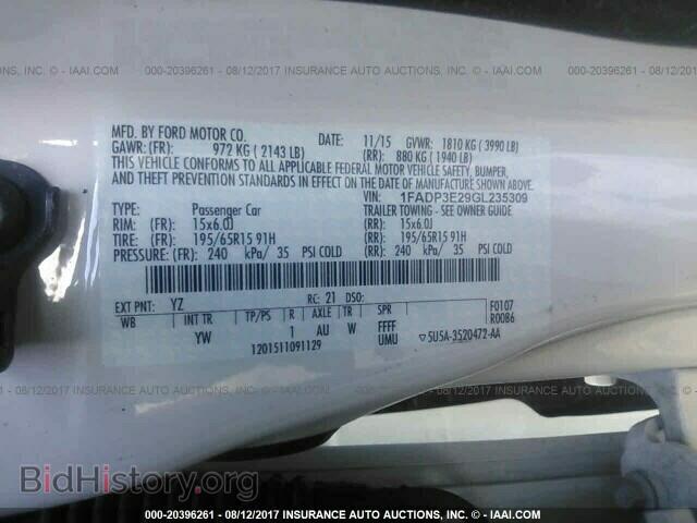 2016 Ford Focus - VIN: 1FADP3E29GL235309 - Фото 9