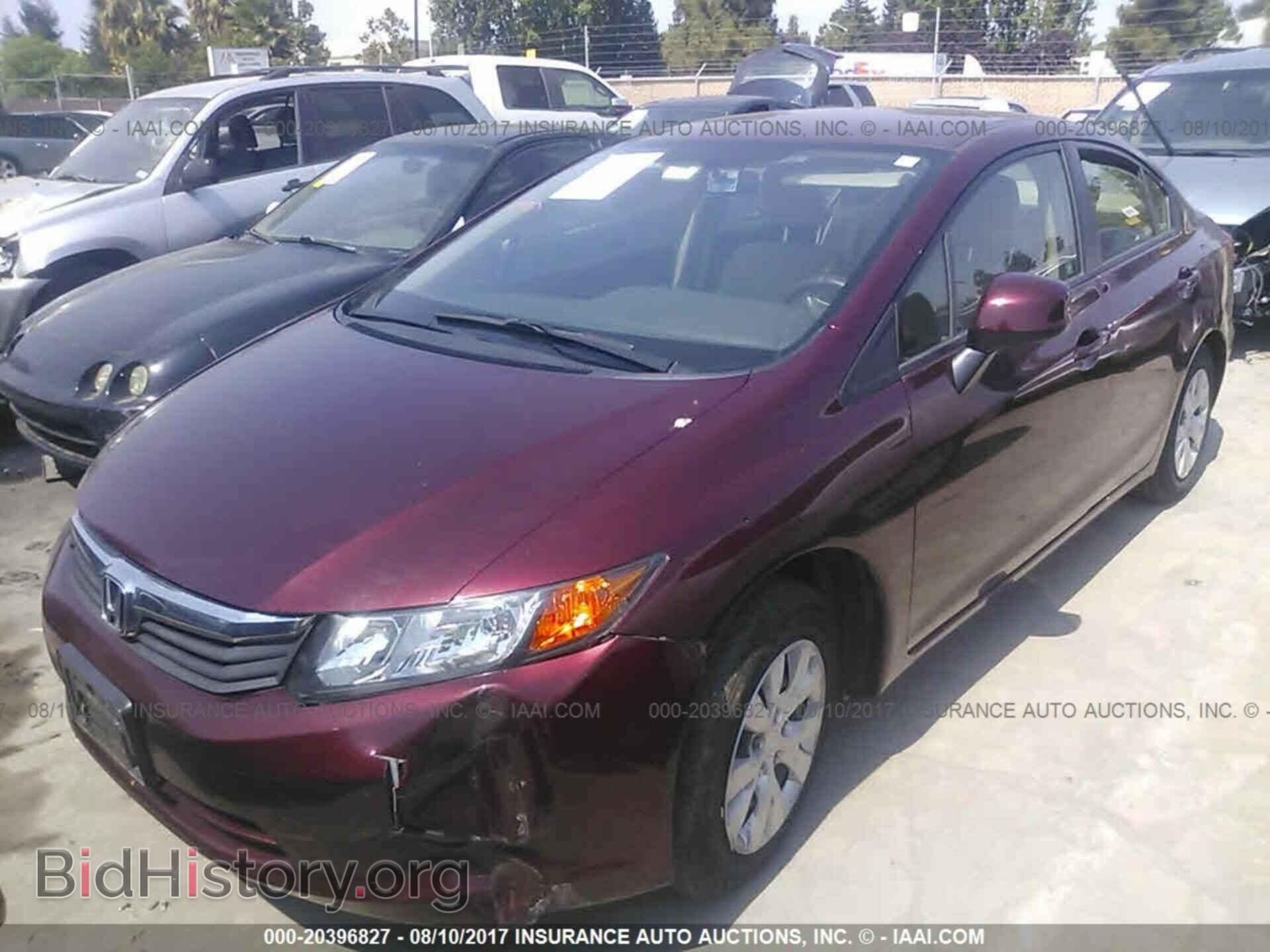 2012 Honda Civic - VIN: JHMFB2F59CS003098 - Photo 2