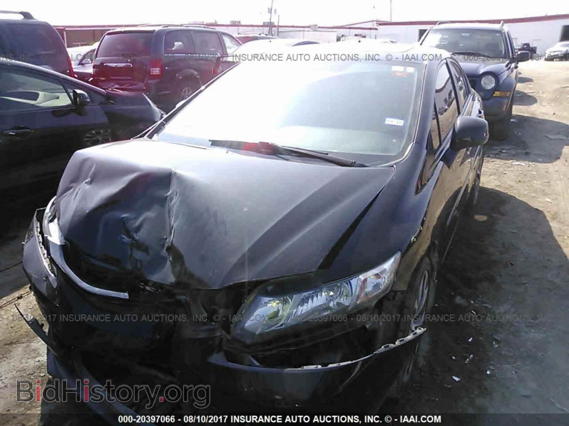 2013 Honda Civic - VIN: 2HGFB6E58DH701738 - Фото 2