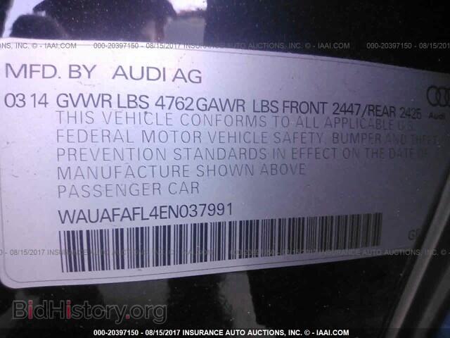 2014 Audi A4 - VIN: WAUAFAFL4EN037991 - Фото 9