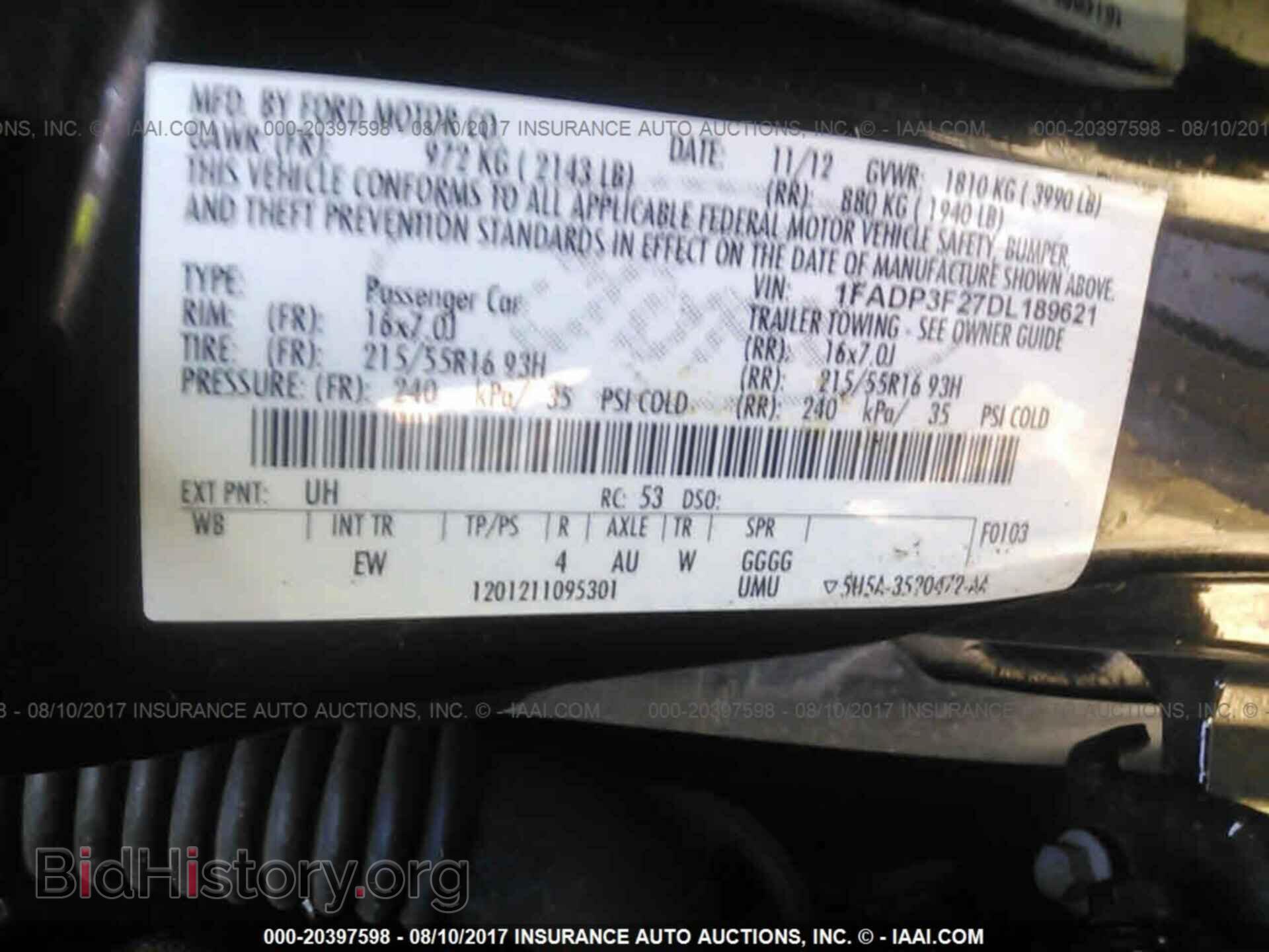 2013 Ford Focus - VIN: 1FADP3F27DL189621 - Photo 9