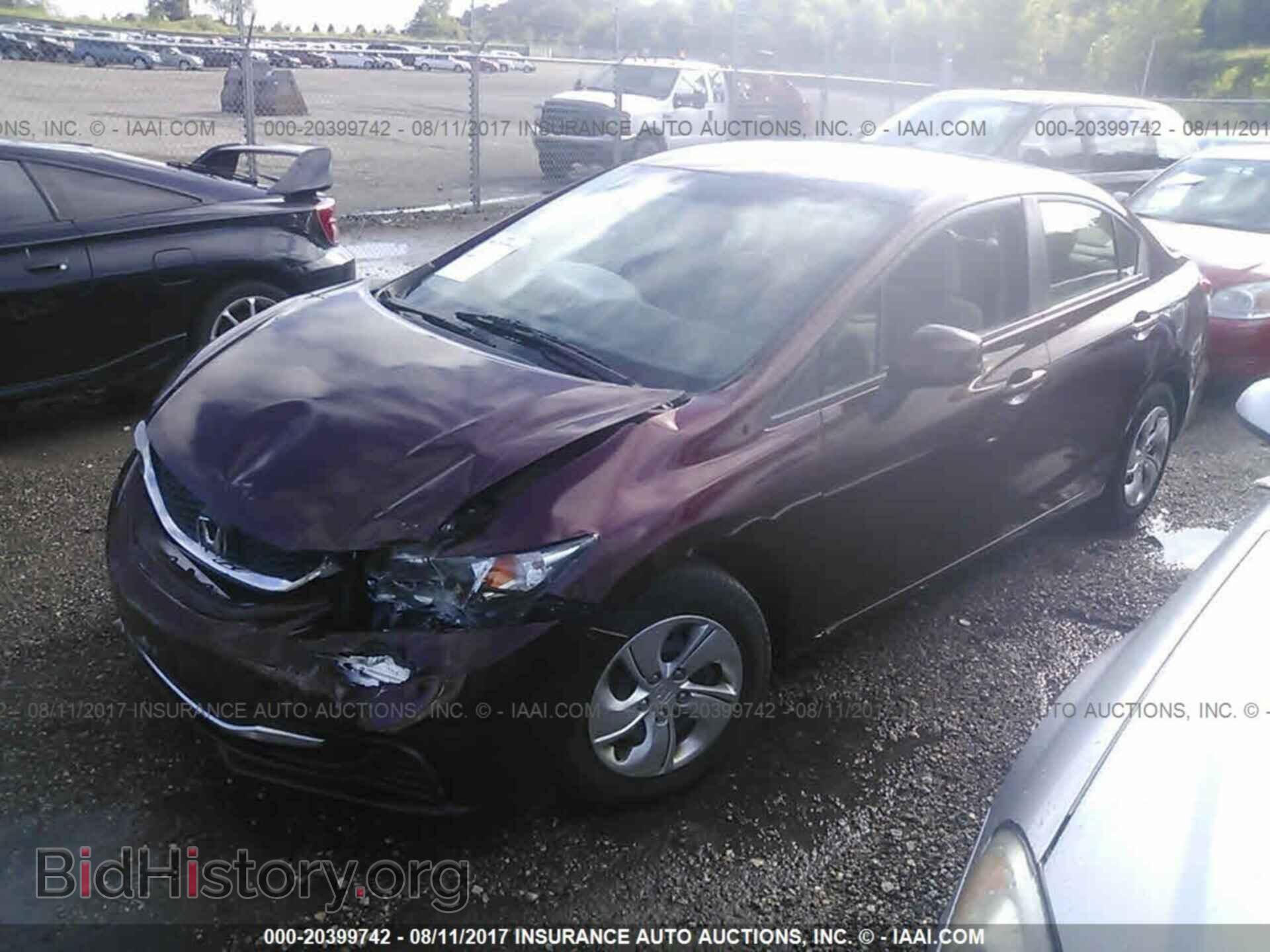 2013 Honda Civic - VIN: 19XFB2F58DE069681 - Фото 2