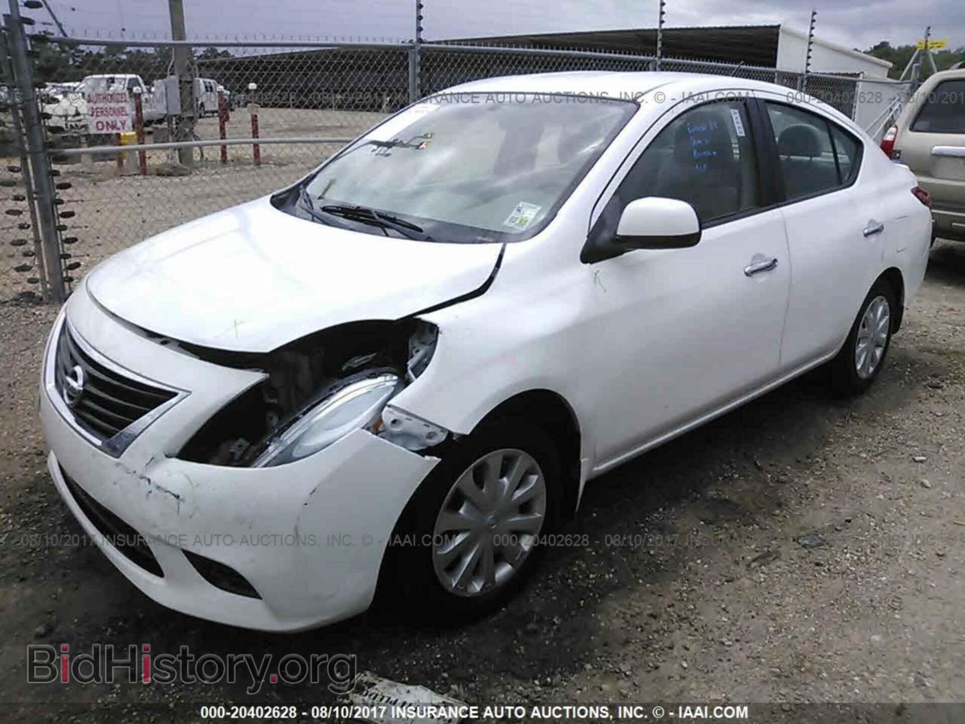 2012 Nissan Versa - VIN: 3N1CN7AP9CL843109 - Фото 2