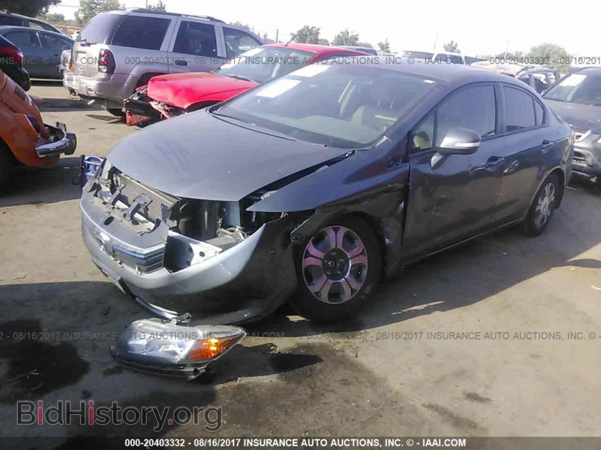 2012 Honda Civic - VIN: JHMFB4F24CS003012 - Photo 2