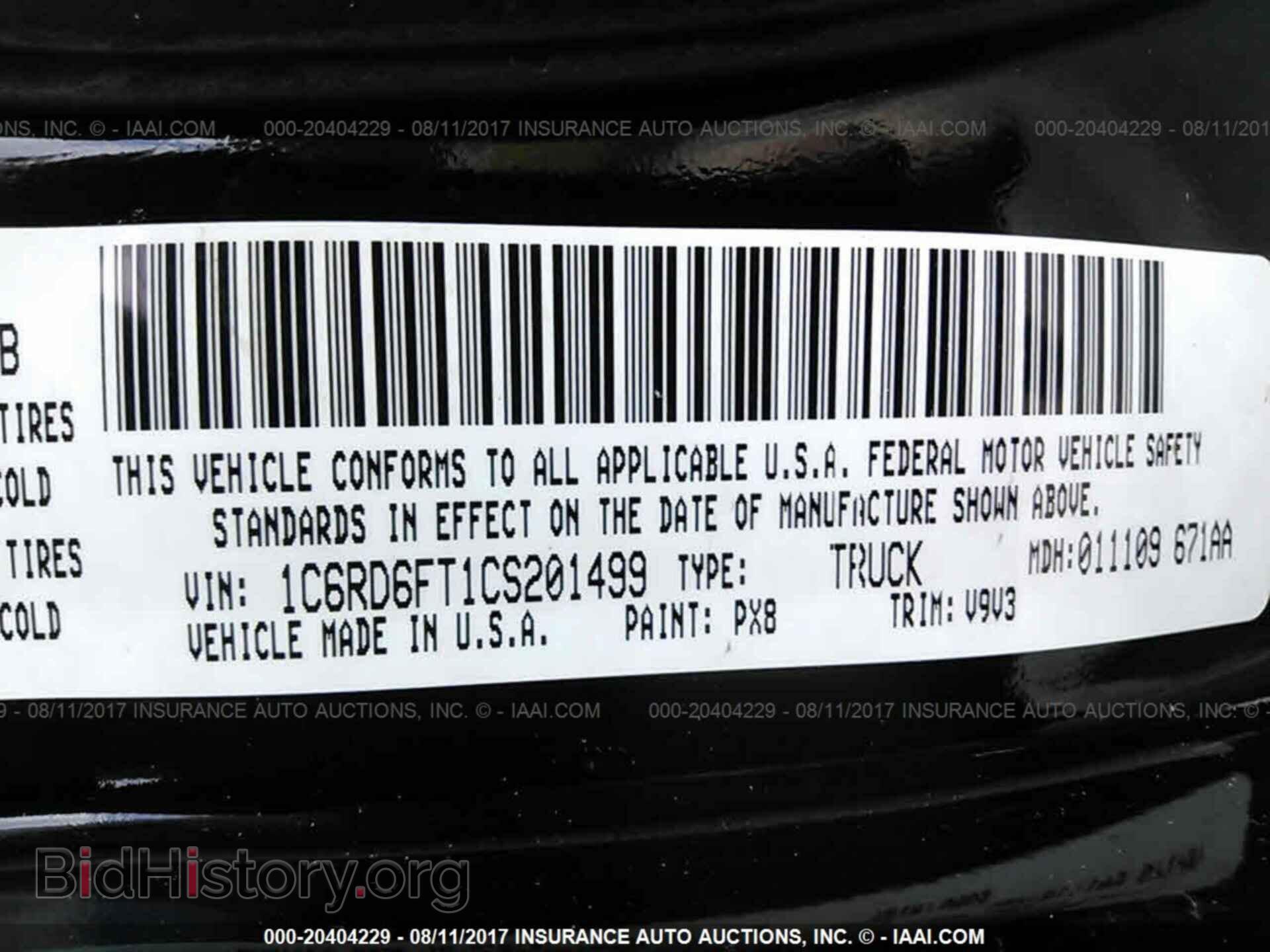 2012 Dodge Ram 1500 - VIN: 1C6RD6FT1CS201499 - Photo 9