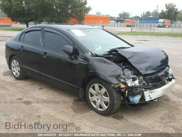 2011 Honda CIVIC (VIN 19XFA1F54BE006832) — фото 1 из 10, IAAI, повреждение: передняя часть