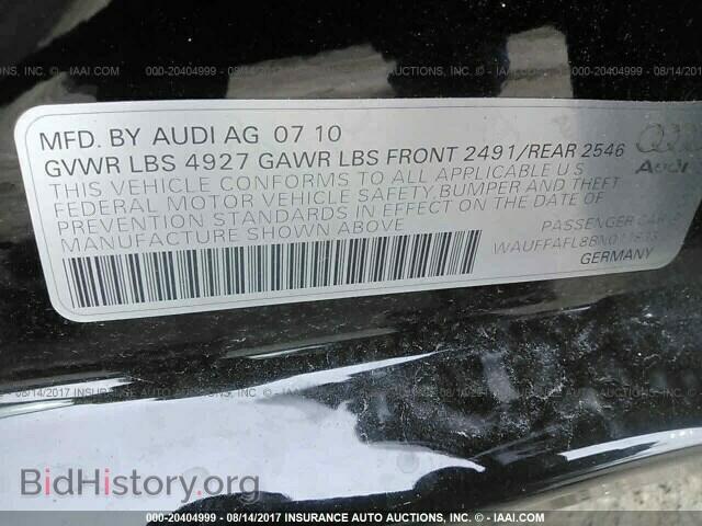 2011 Audi A4 - VIN: WAUFFAFL8BN011833 - Photo 9