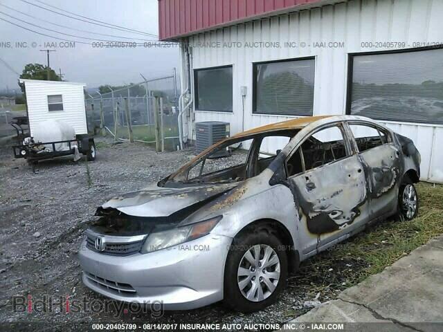 2012 Honda Civic - VIN: 2HGFB2F51CH305768 - Фото 2