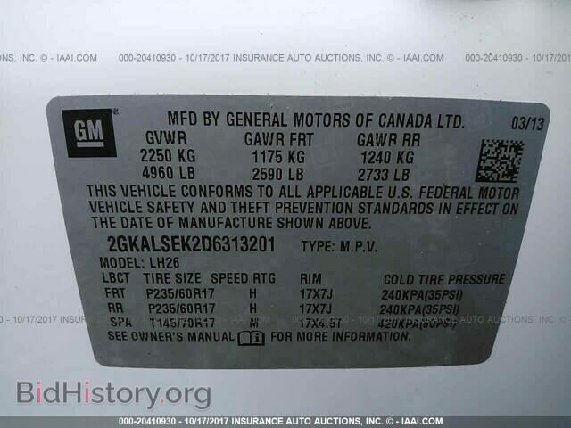 2013 Gmc Terrain - VIN: 2GKALSEK2D6313201 - Photo 9
