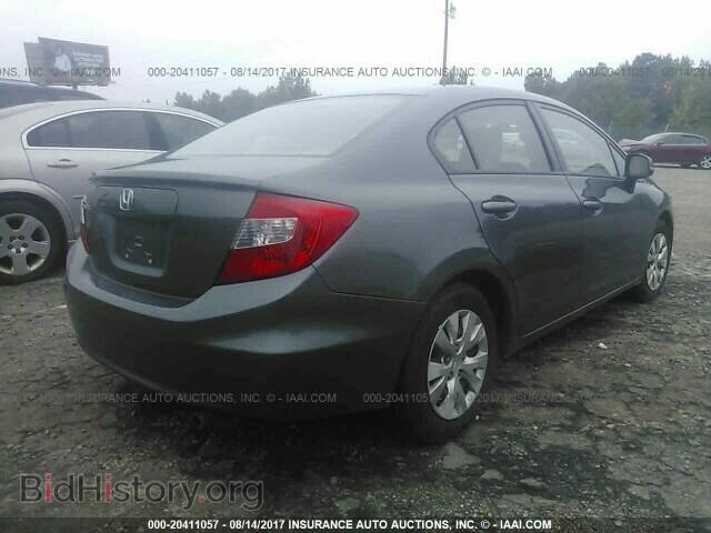 2012 Honda Civic - VIN: 2HGFB2F57CH331596 - Фото 4