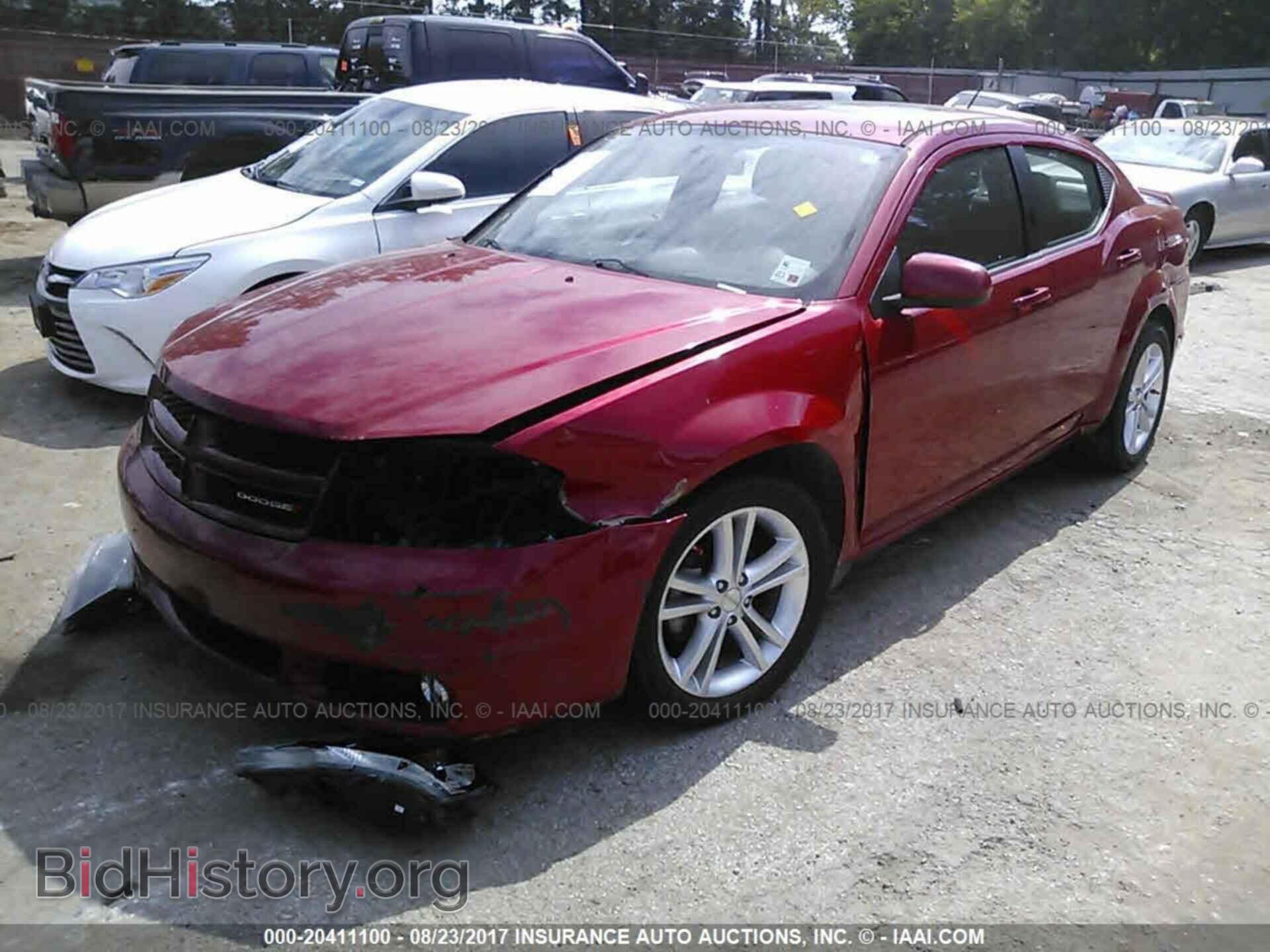 2013 Dodge Avenger - VIN: 1C3CDZCB3DN596642 - Фото 2