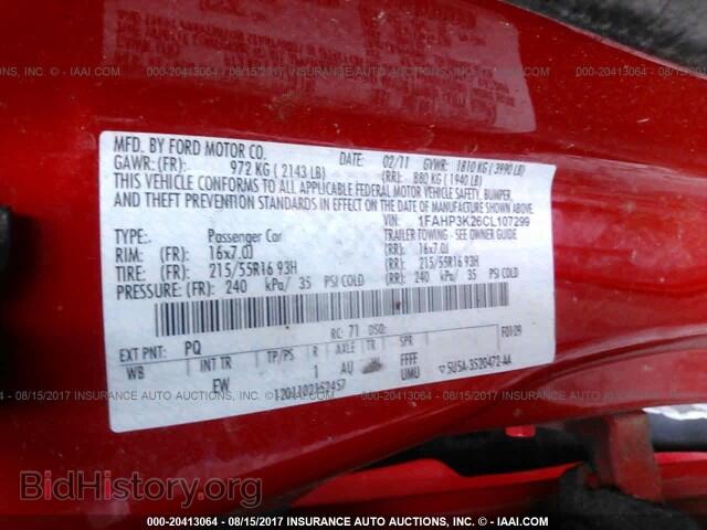 2012 Ford Focus - VIN: 1FAHP3K26CL107299 - Photo 9