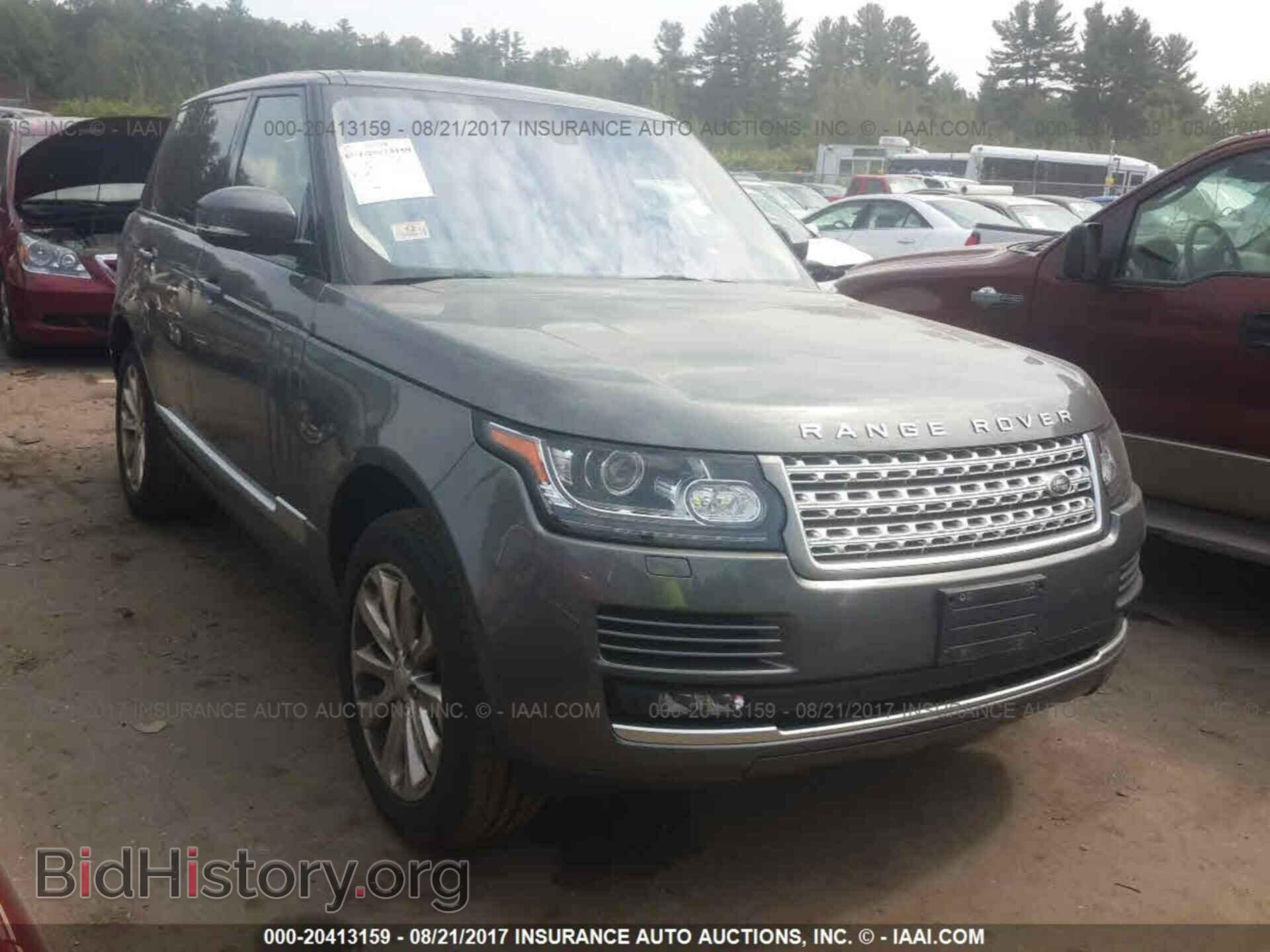 Фотография SALGS2KF8GA248466 - Land rover Range rover 2016