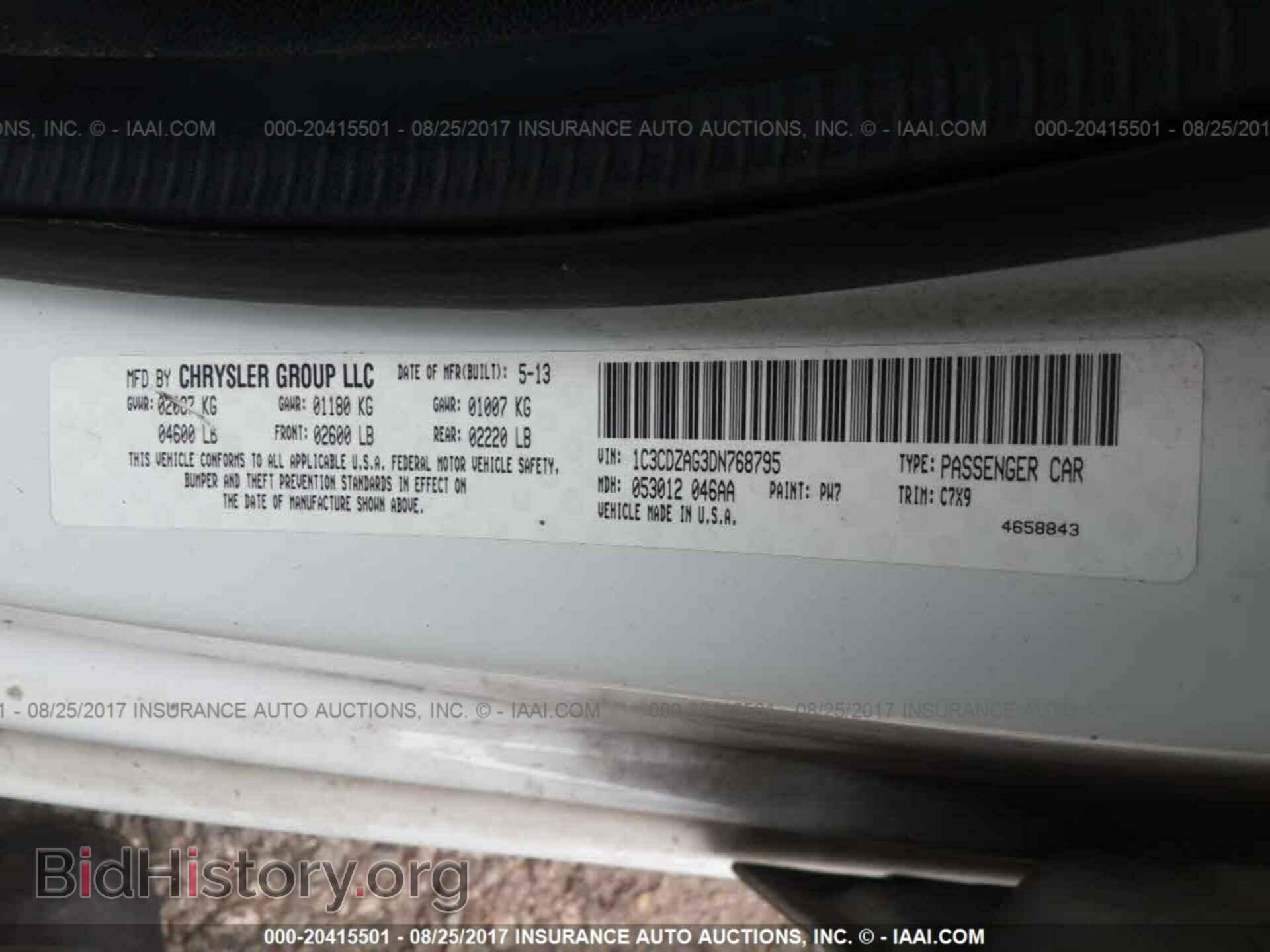 2013 Dodge Avenger - VIN: 1C3CDZAG3DN768795 - Photo 9