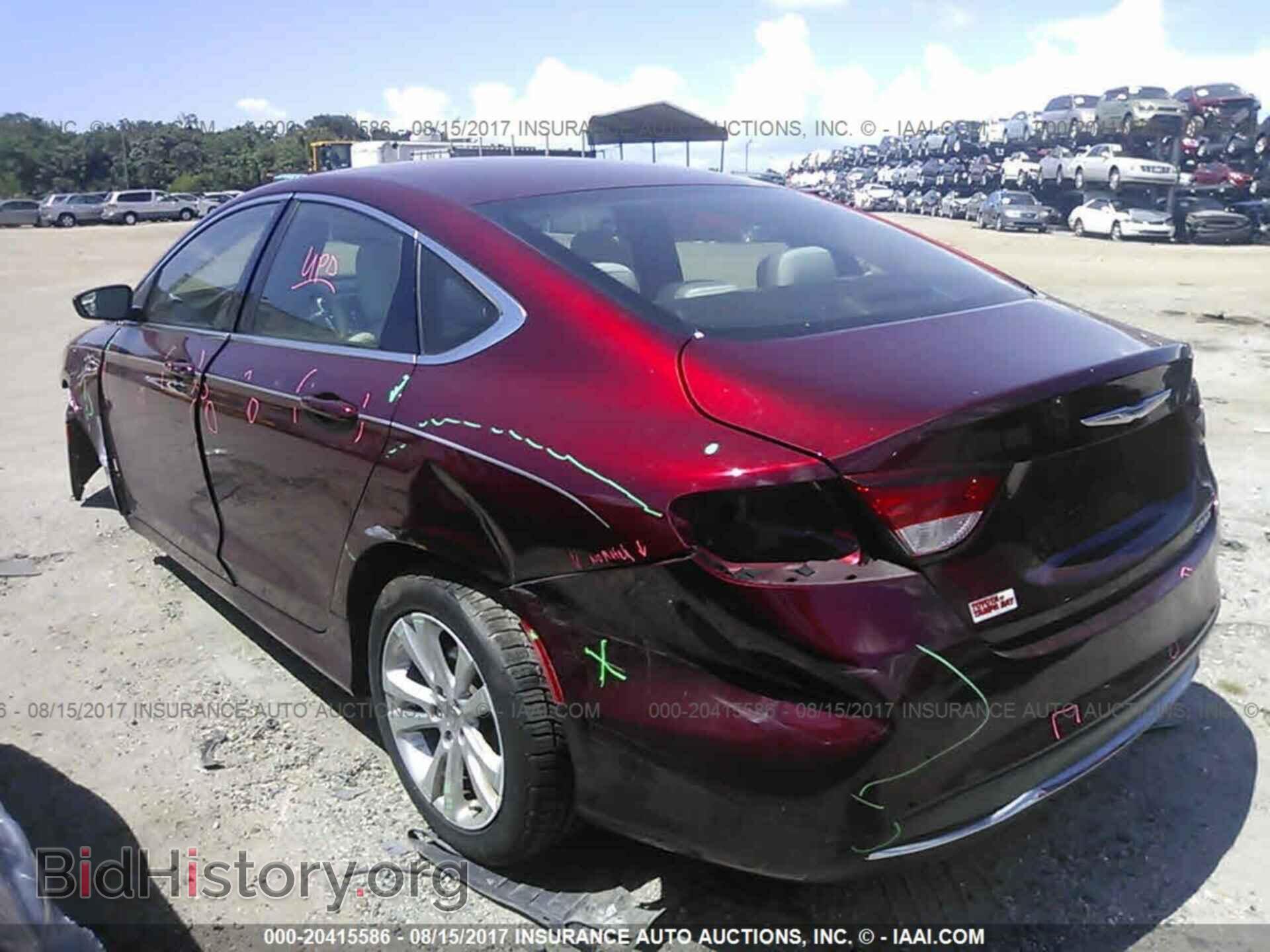 2015 Chrysler 200 - VIN: 1C3CCCAB3FN521056 - Photo 3