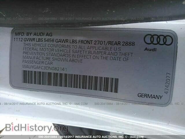 2013 Audi A7 - VIN: WAUYGAFC3DN082141 - Photo 9