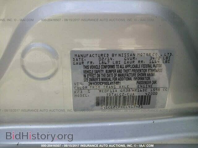 2014 Nissan Versa note - VIN: 3N1CE2CPXEL417481 - Photo 9