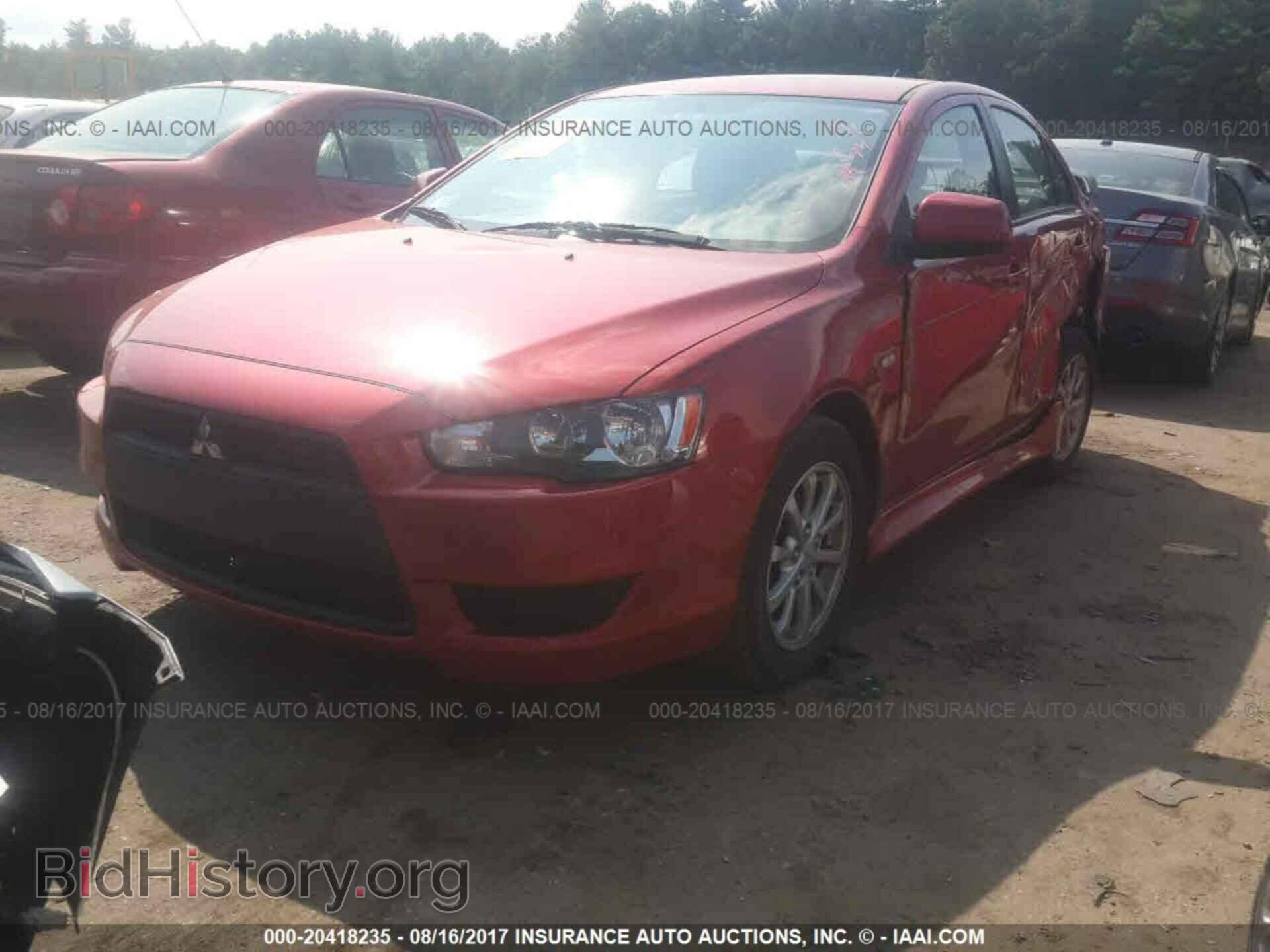 2012 Mitsubishi Lancer - VIN: JA32V2FW4CU012858 - Фото 2