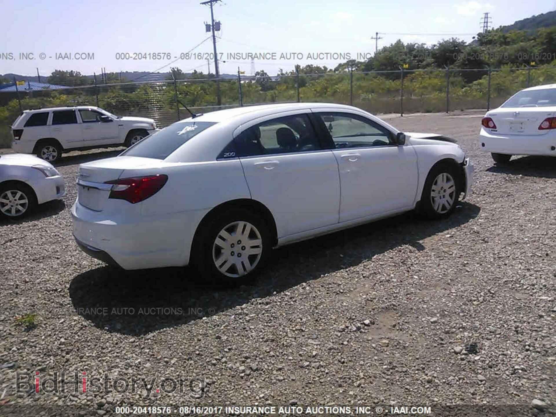 2012 Chrysler 200 - VIN: 1C3CCBAB7CN163871 - Фото 4