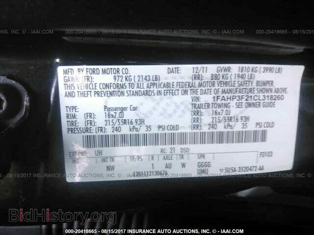 2012 Ford Focus - VIN: 1FAHP3F21CL318260 - Фото 9