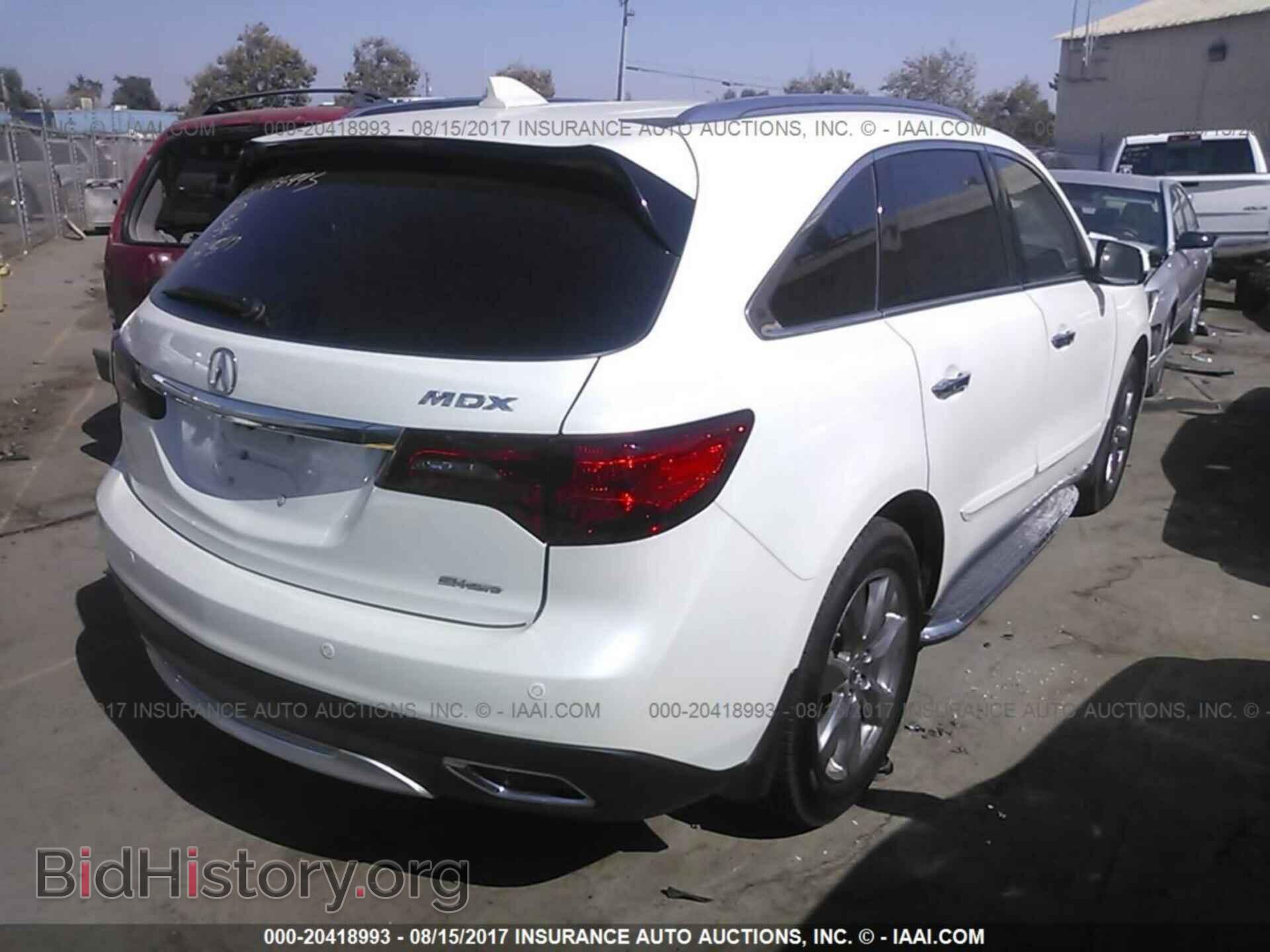 2016 Acura Mdx - VIN: 5FRYD4H92GB016387 - Фото 4