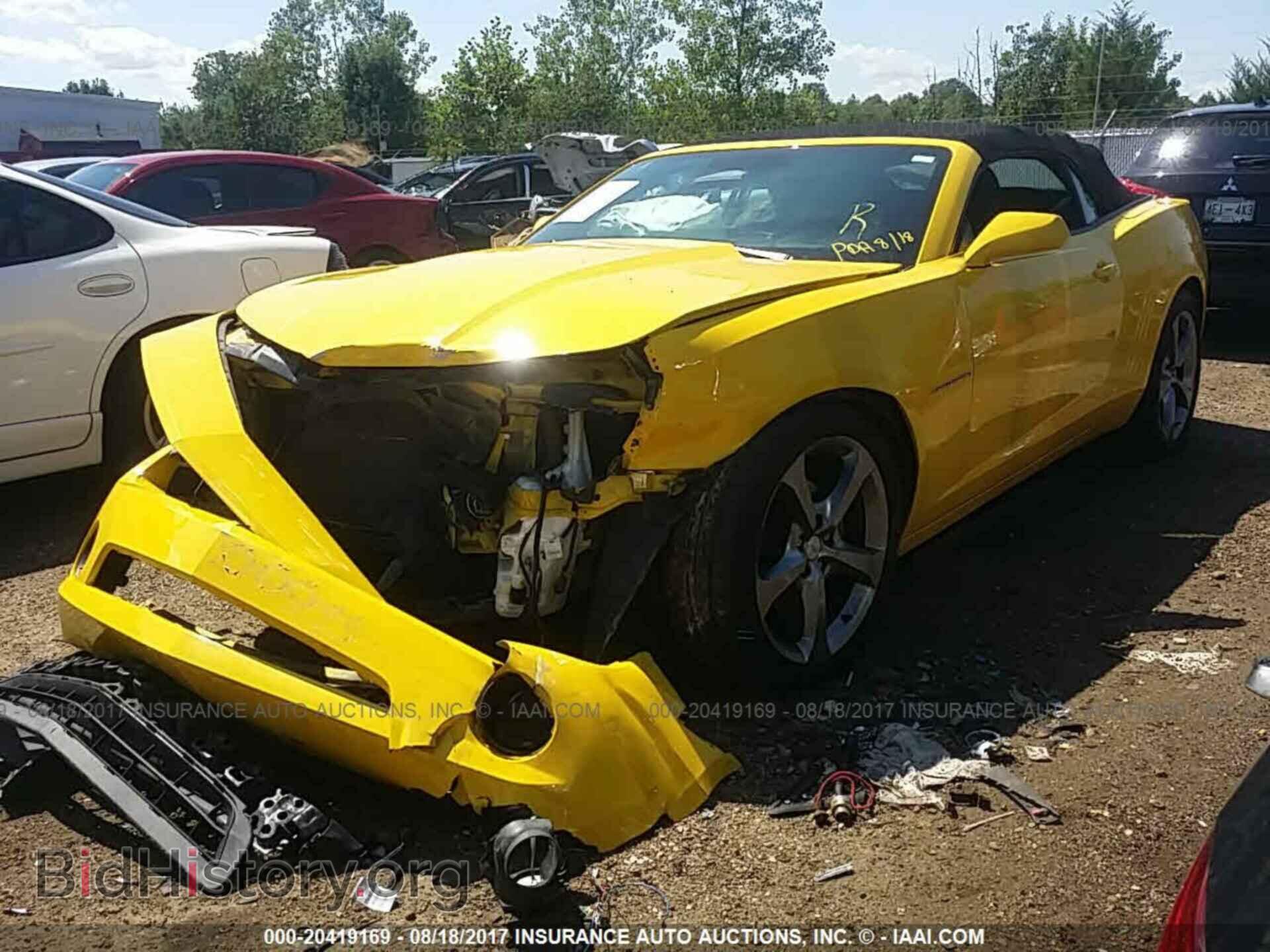 2013 Chevrolet Camaro - VIN: 2G1FC3D38D9187144 - Фото 2