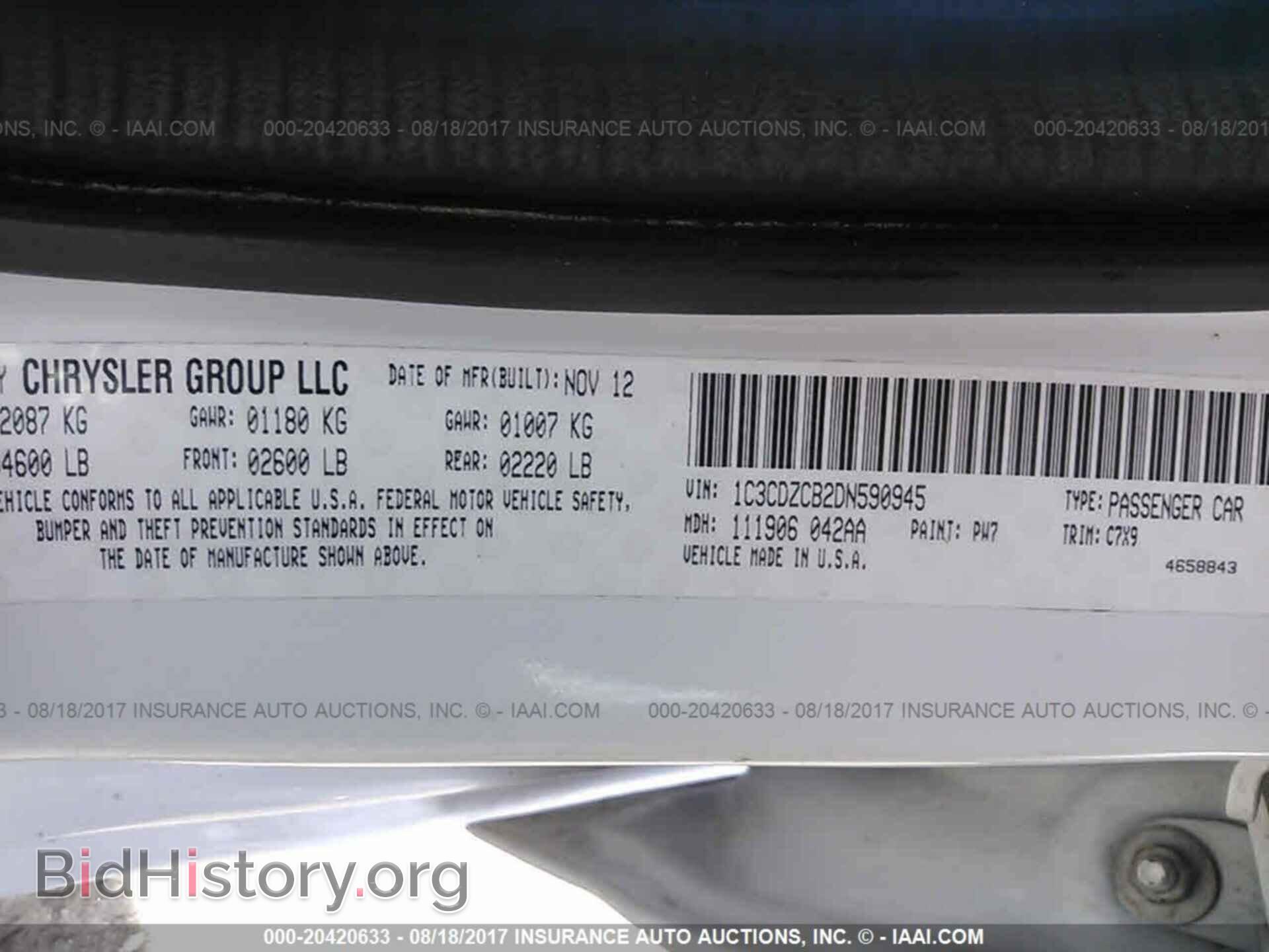 2013 Dodge Avenger - VIN: 1C3CDZCB2DN590945 - Photo 9