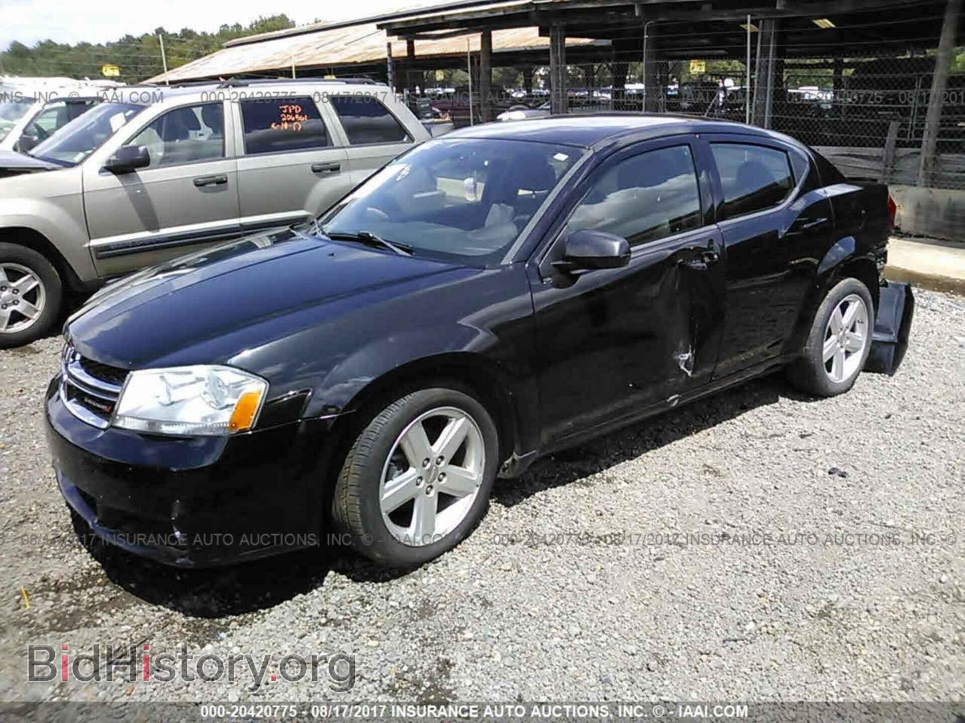 2013 Dodge Avenger - VIN: 1C3CDZCB7DN707712 - Фото 2