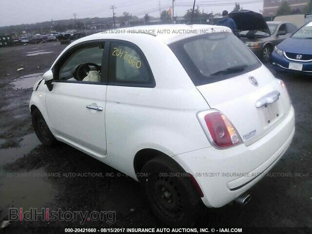 2012 Fiat 500 - VIN: 3C3CFFAR2CT380434 - Фото 3