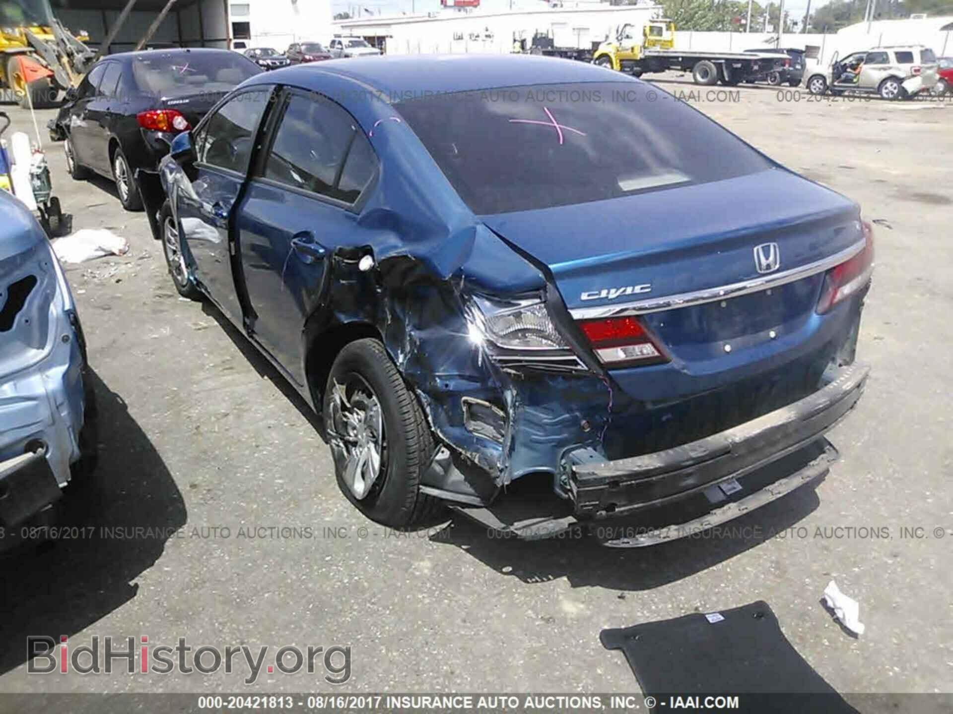 2013 Honda Civic - VIN: 2HGFB2F5XDH553387 - Фото 3