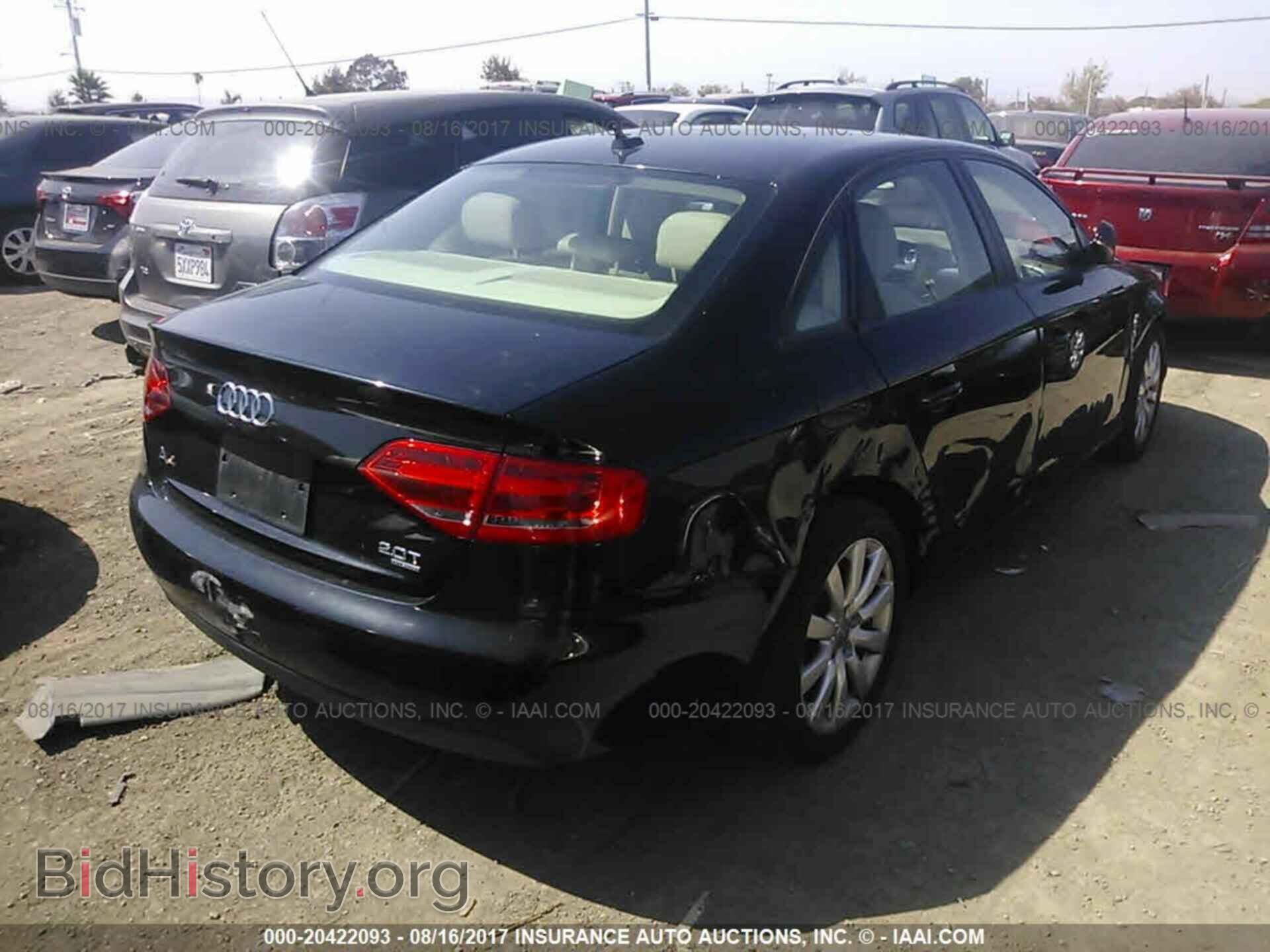 2012 Audi A4 - VIN: WAUBFAFL2CN006160 - Photo 4