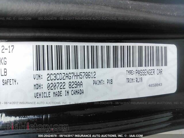2017 Dodge Challenger - VIN: 2C3CDZAG7HH578612 - Photo 9