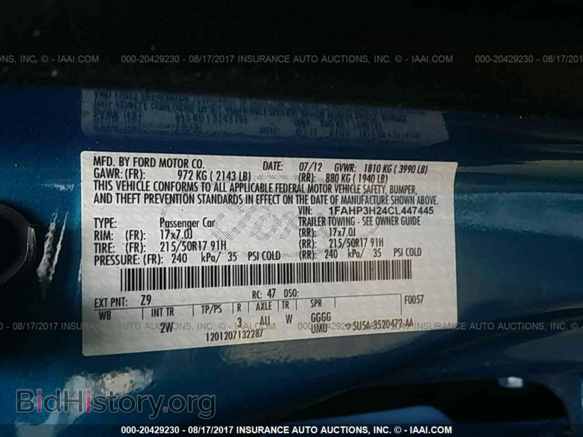 2012 Ford Focus - VIN: 1FAHP3H24CL447445 - Photo 9