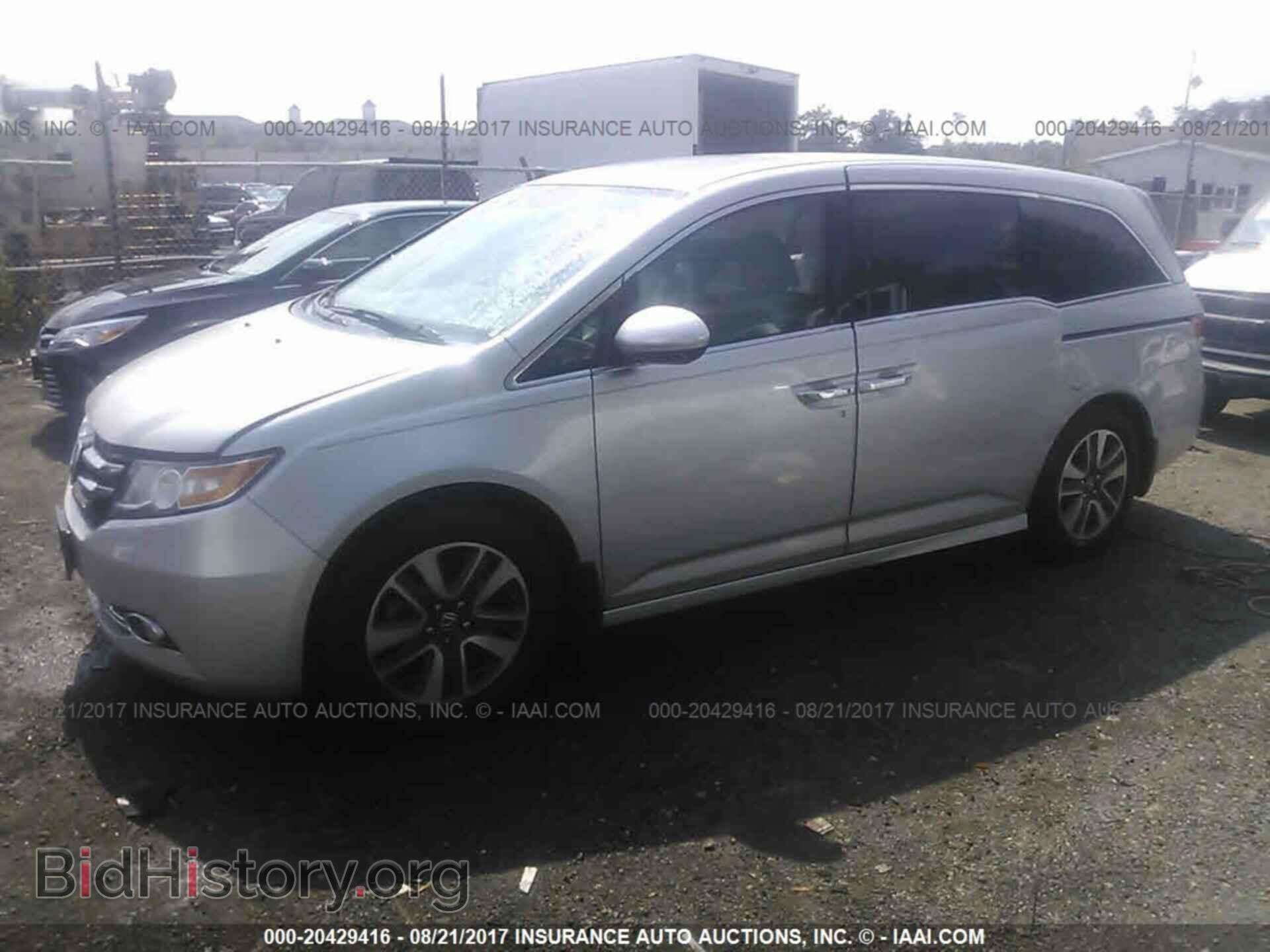 2014 Honda Odyssey - VIN: 5FNRL5H93EB072009 - Фото 2