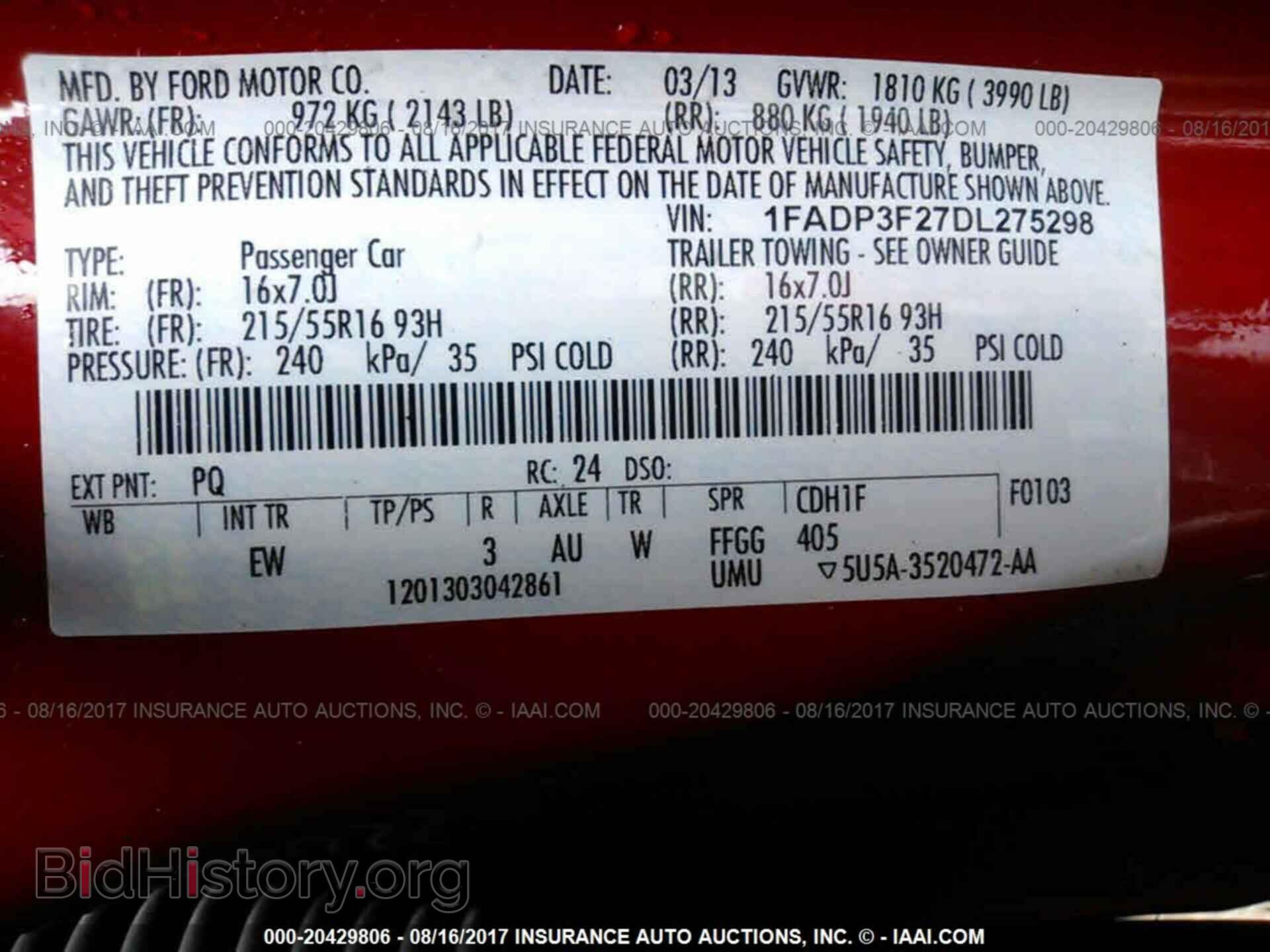 2013 Ford Focus - VIN: 1FADP3F27DL275298 - Photo 9