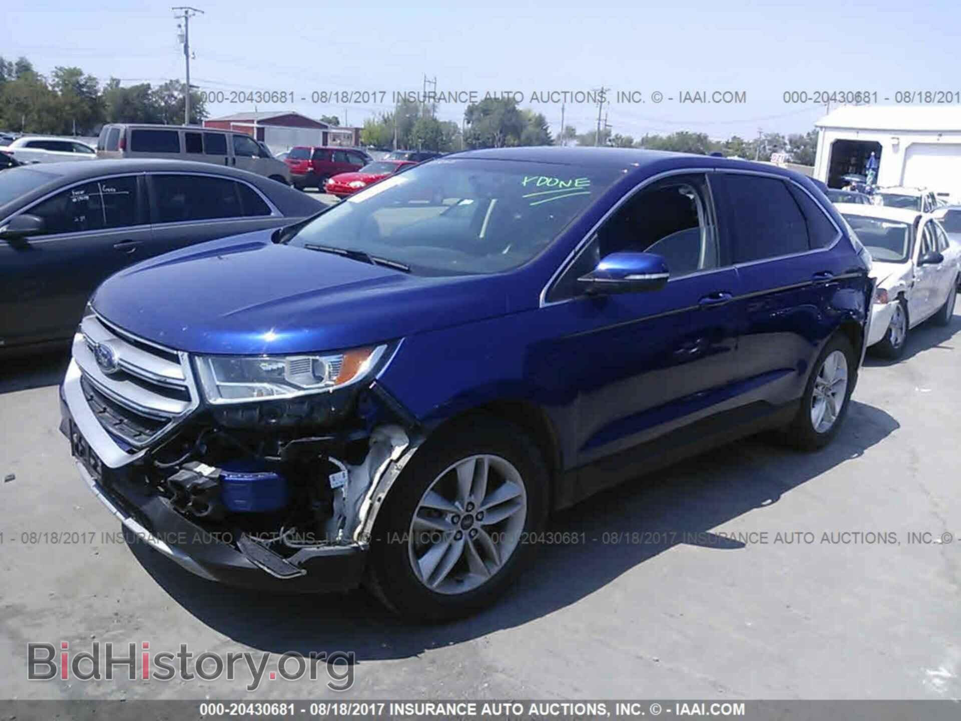 2015 Ford Edge - VIN: 2FMTK4J95FBB41340 - Фото 2