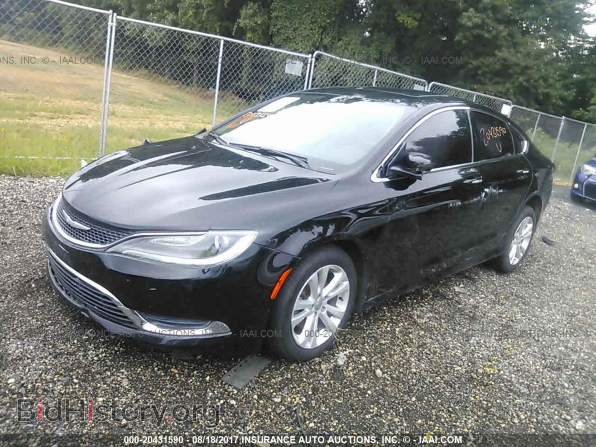 2015 Chrysler 200 - VIN: 1C3CCCABXFN700520 - Фото 2