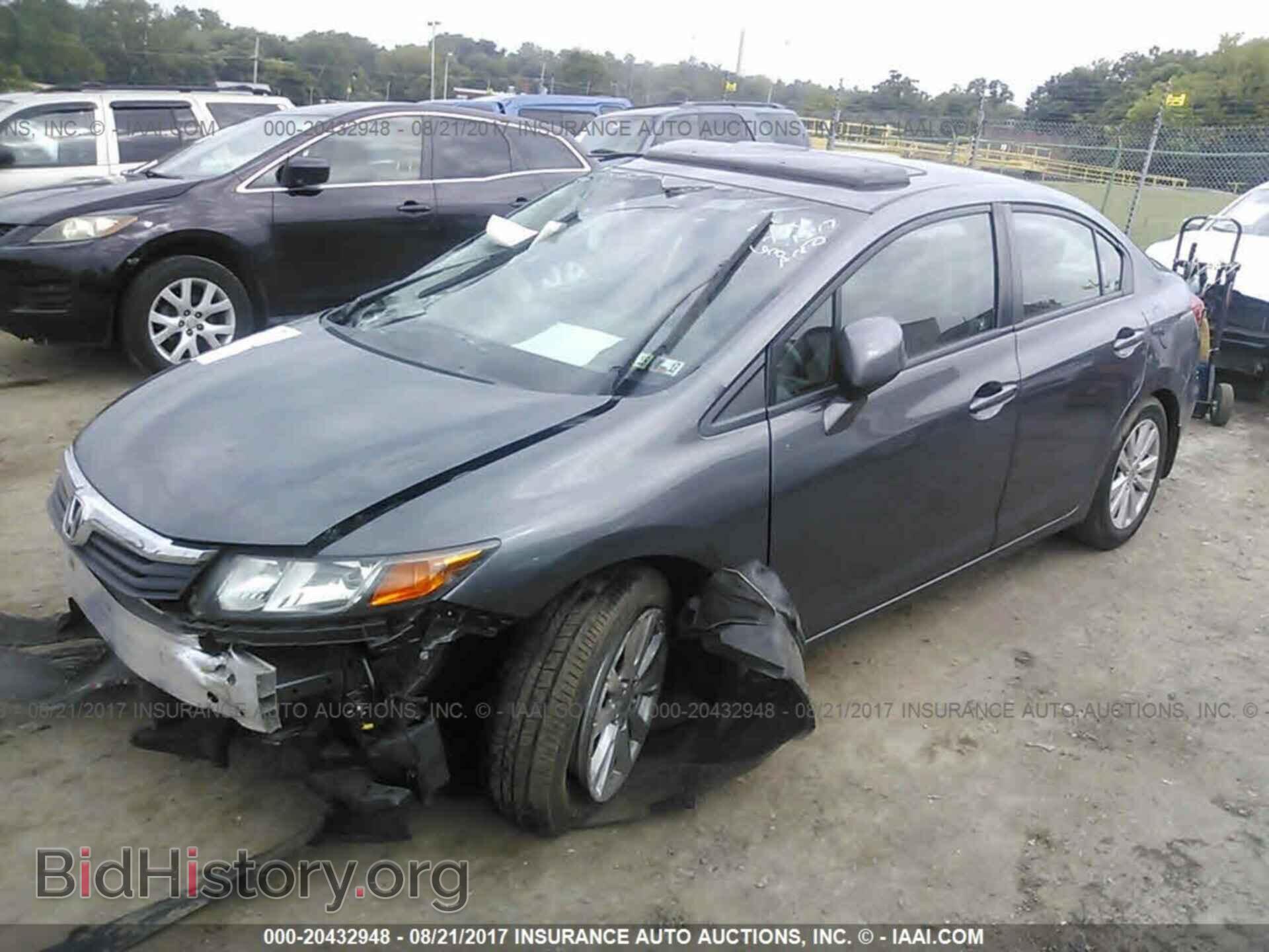 2012 Honda Civic - VIN: 2HGFB2F99CH331408 - Фото 2
