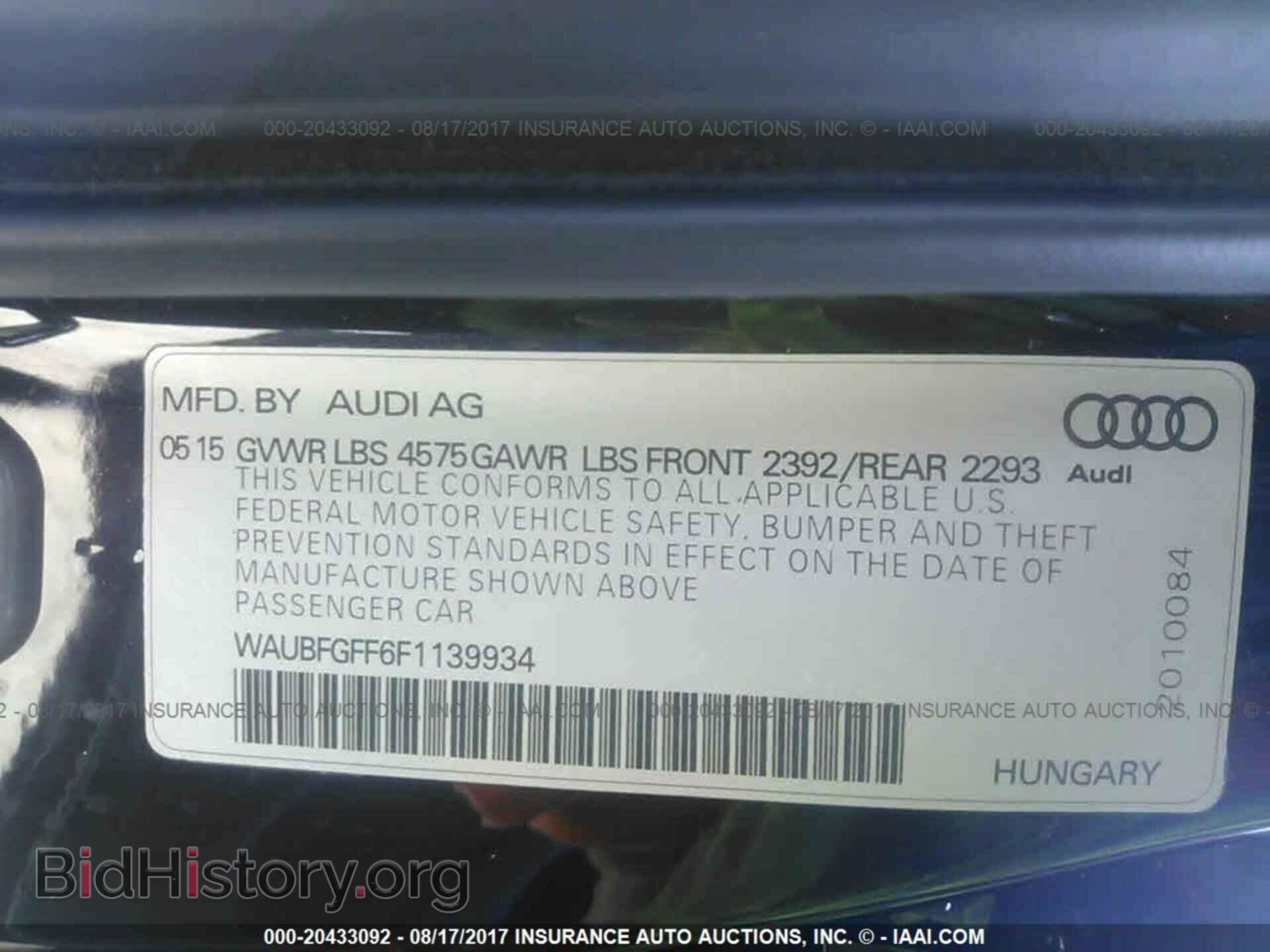 2015 Audi A3 - VIN: WAUBFGFF6F1139934 - Photo 9