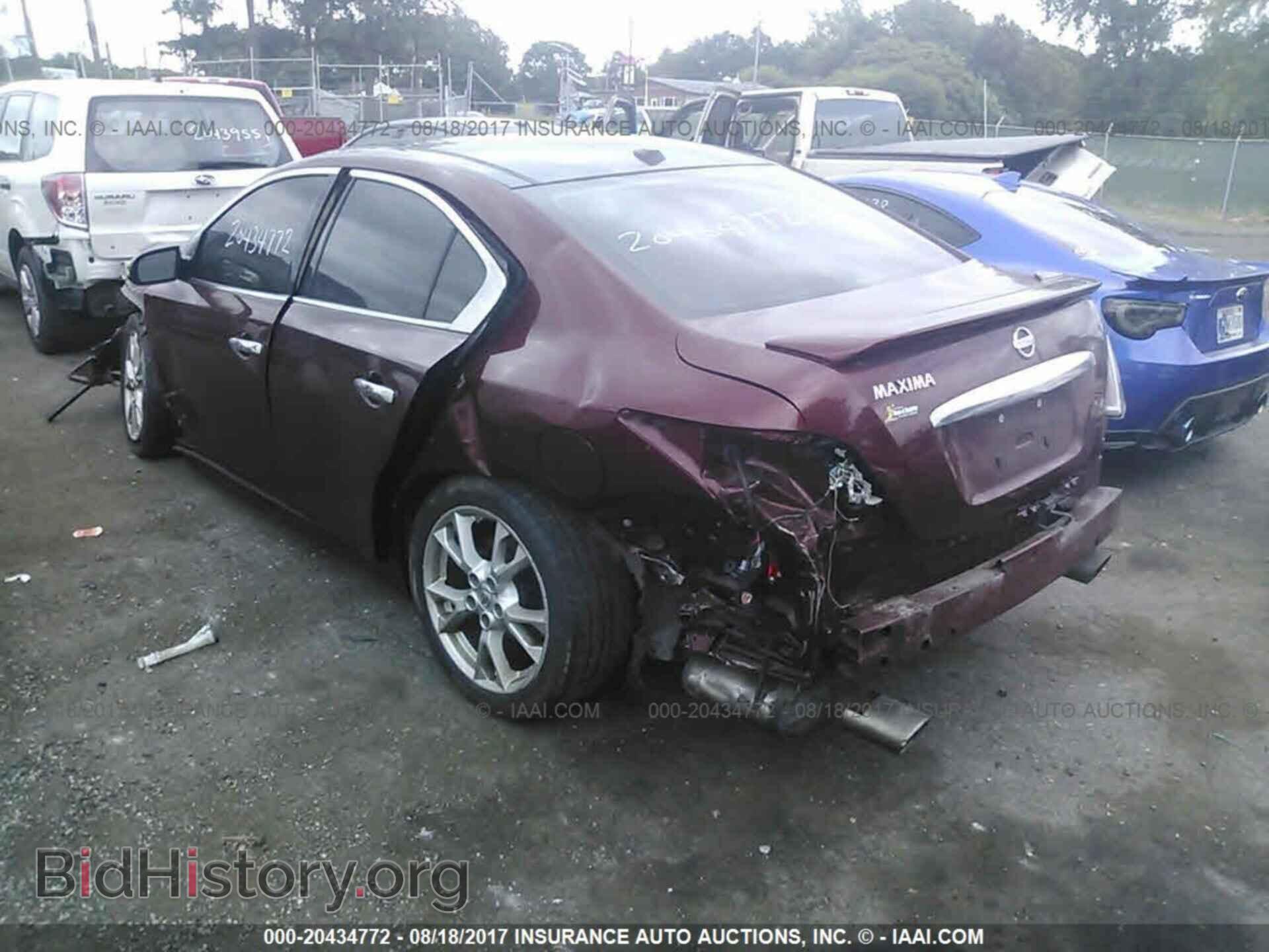 2012 Nissan Maxima - VIN: 1N4AA5AP4CC820424 - Фото 3