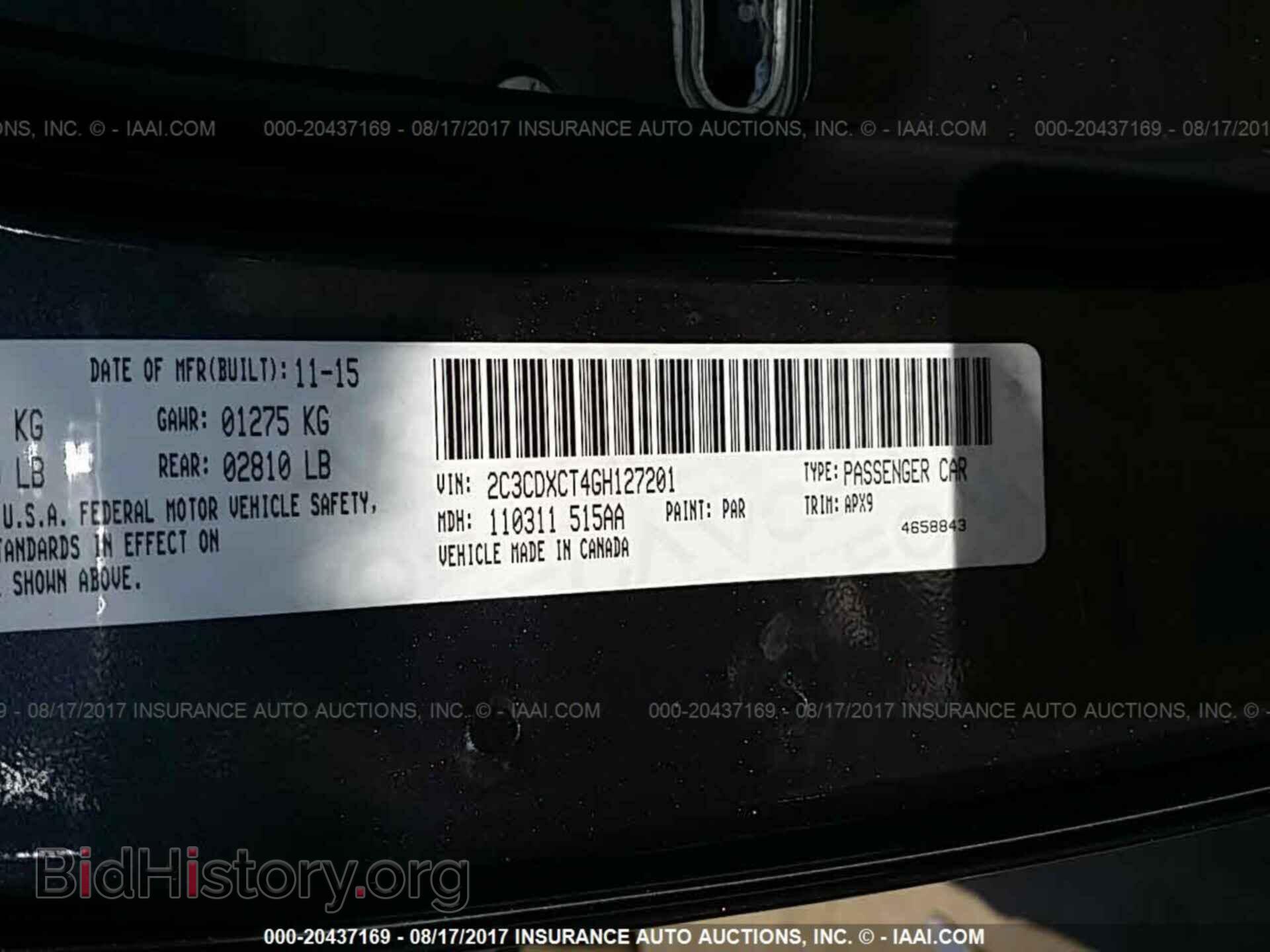 2016 Dodge Charger - VIN: 2C3CDXCT4GH127201 - Фото 9